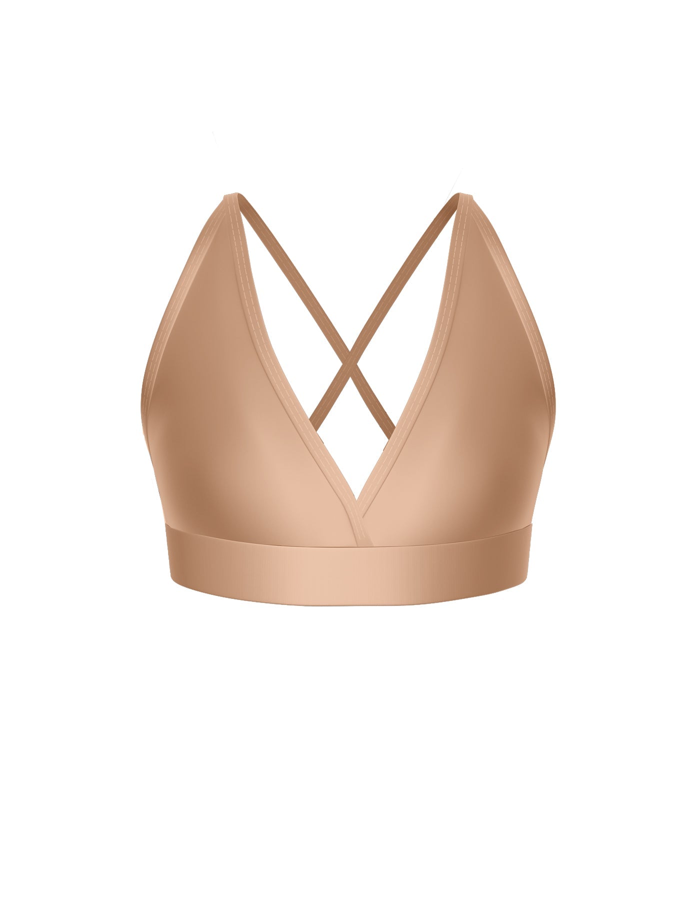 Solid Lycra V Bra