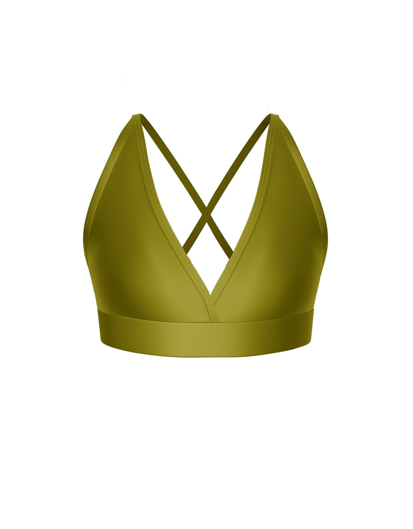 Solid Lycra V Bra