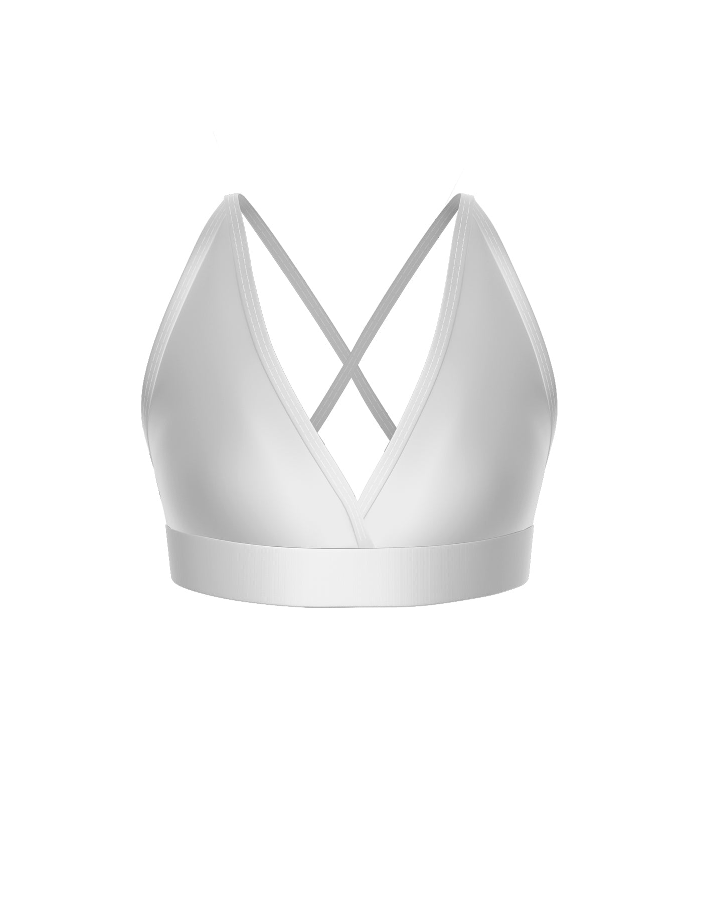 Solid Lycra V Bra