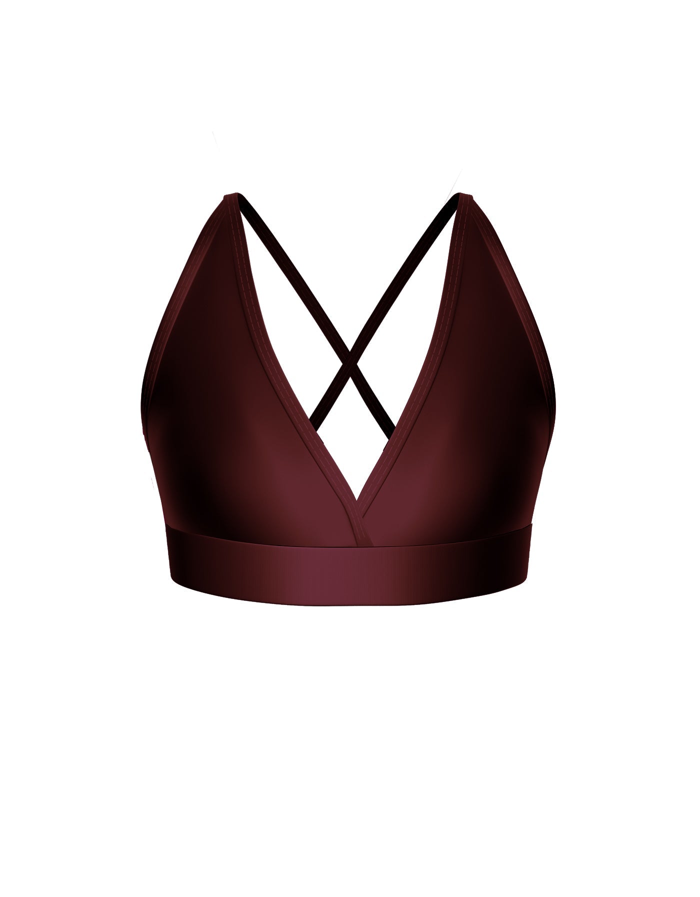 Solid Lycra V Bra