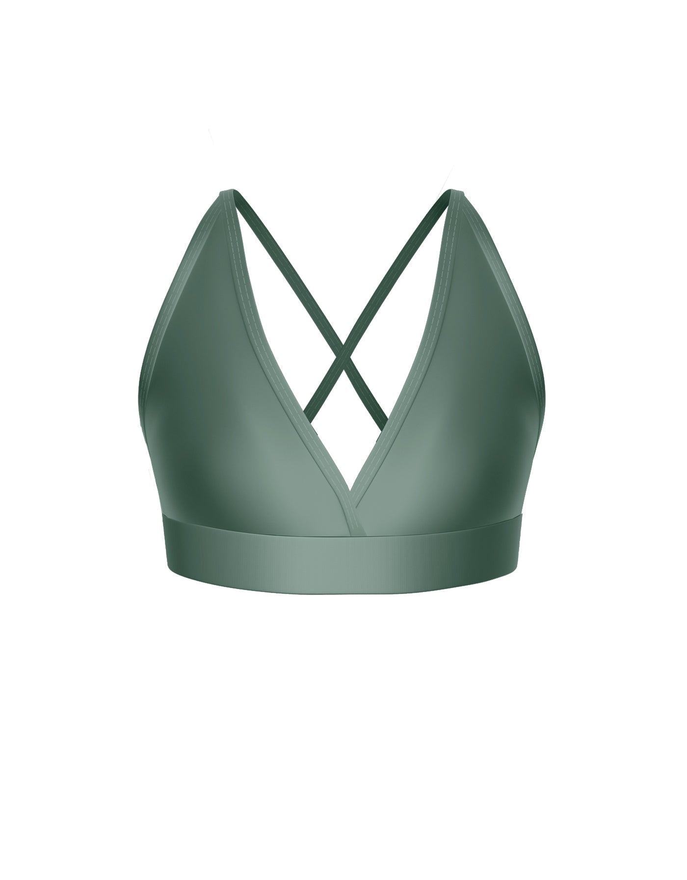 Solid Lycra V Bra