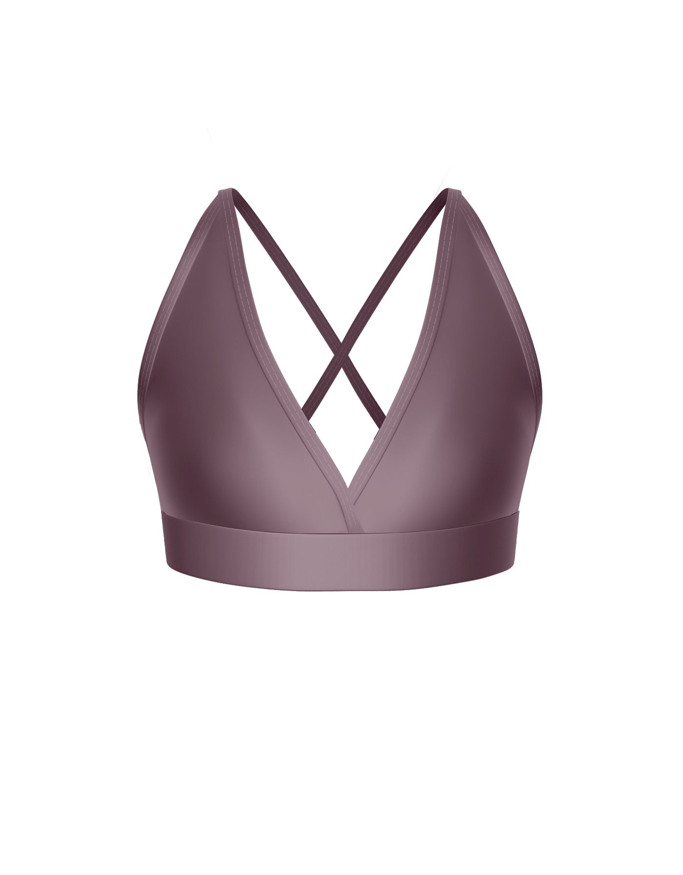 Solid Lycra V Bra