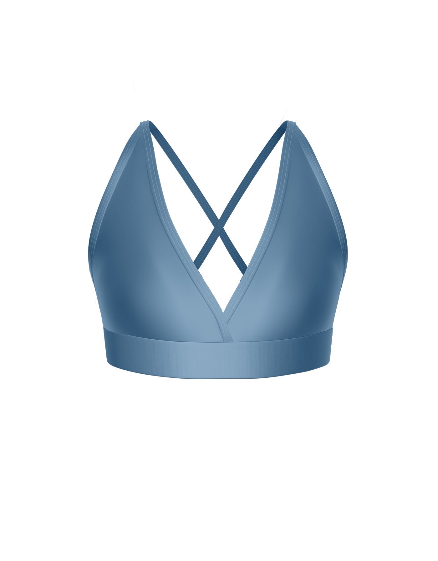 Solid Lycra V Bra