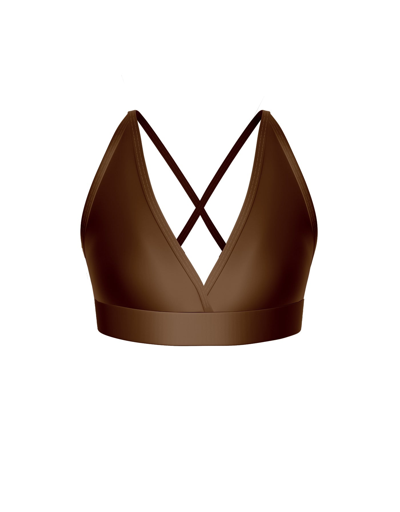 Solid Lycra V Bra