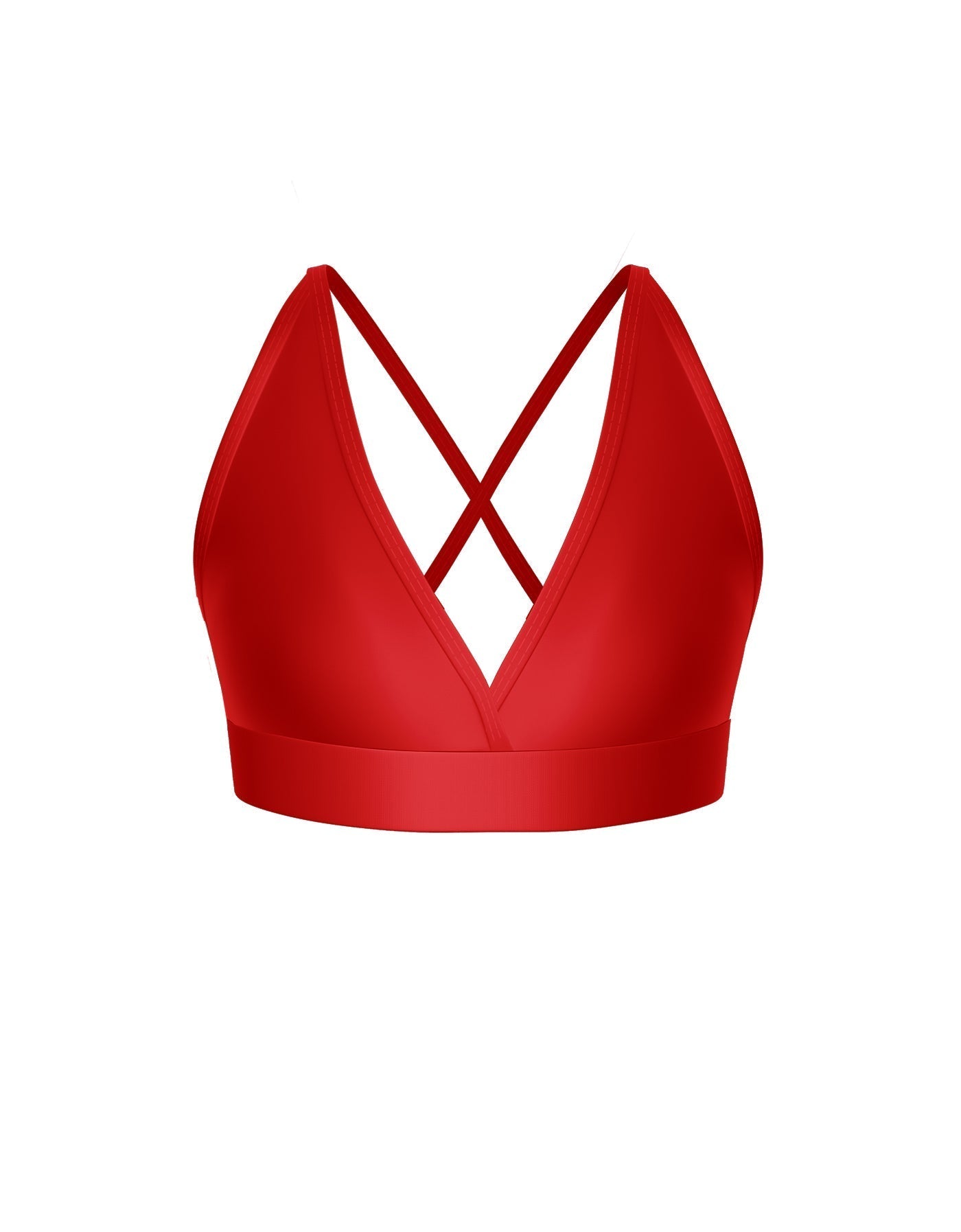Solid Lycra V Bra
