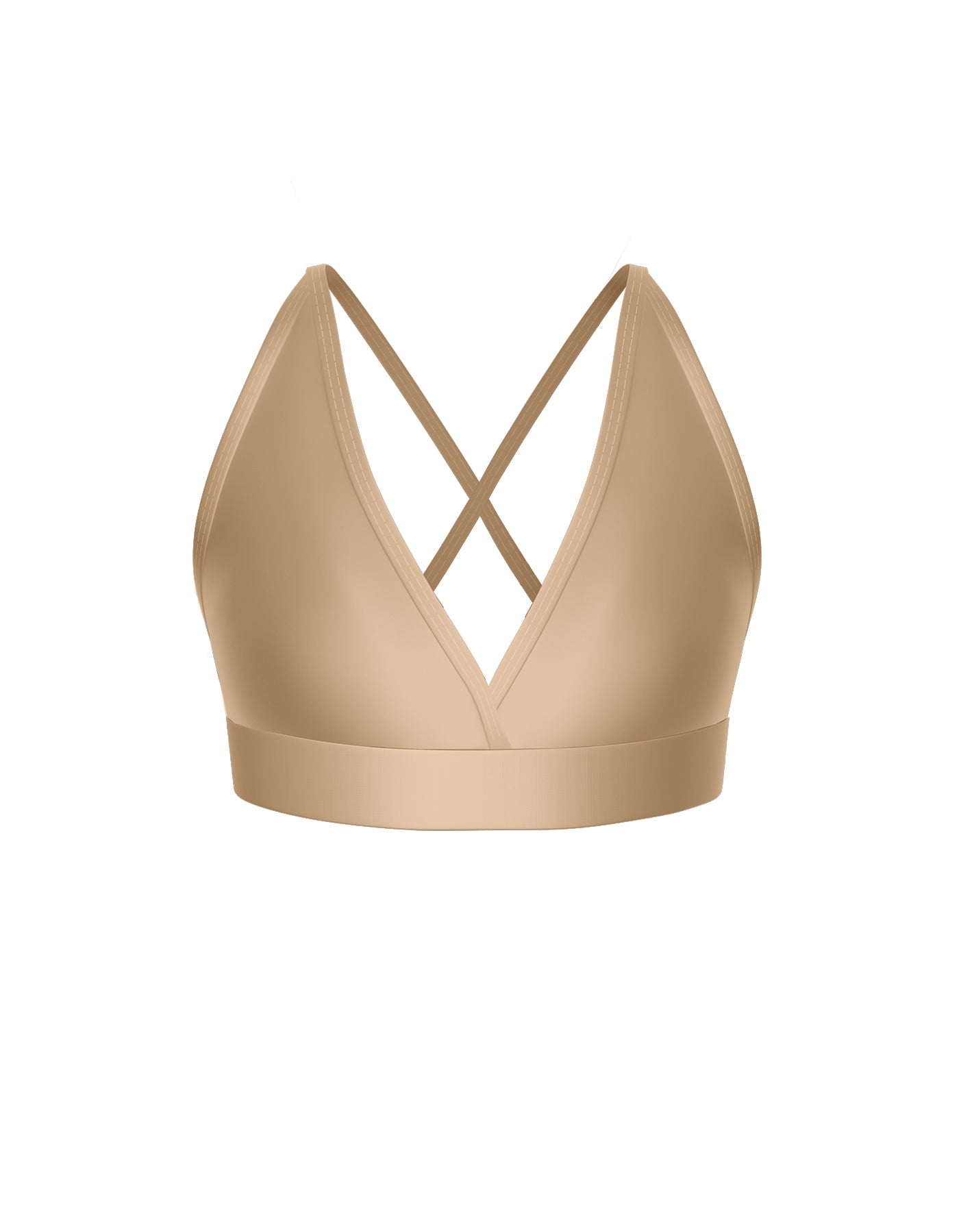Solid Lycra V Bra