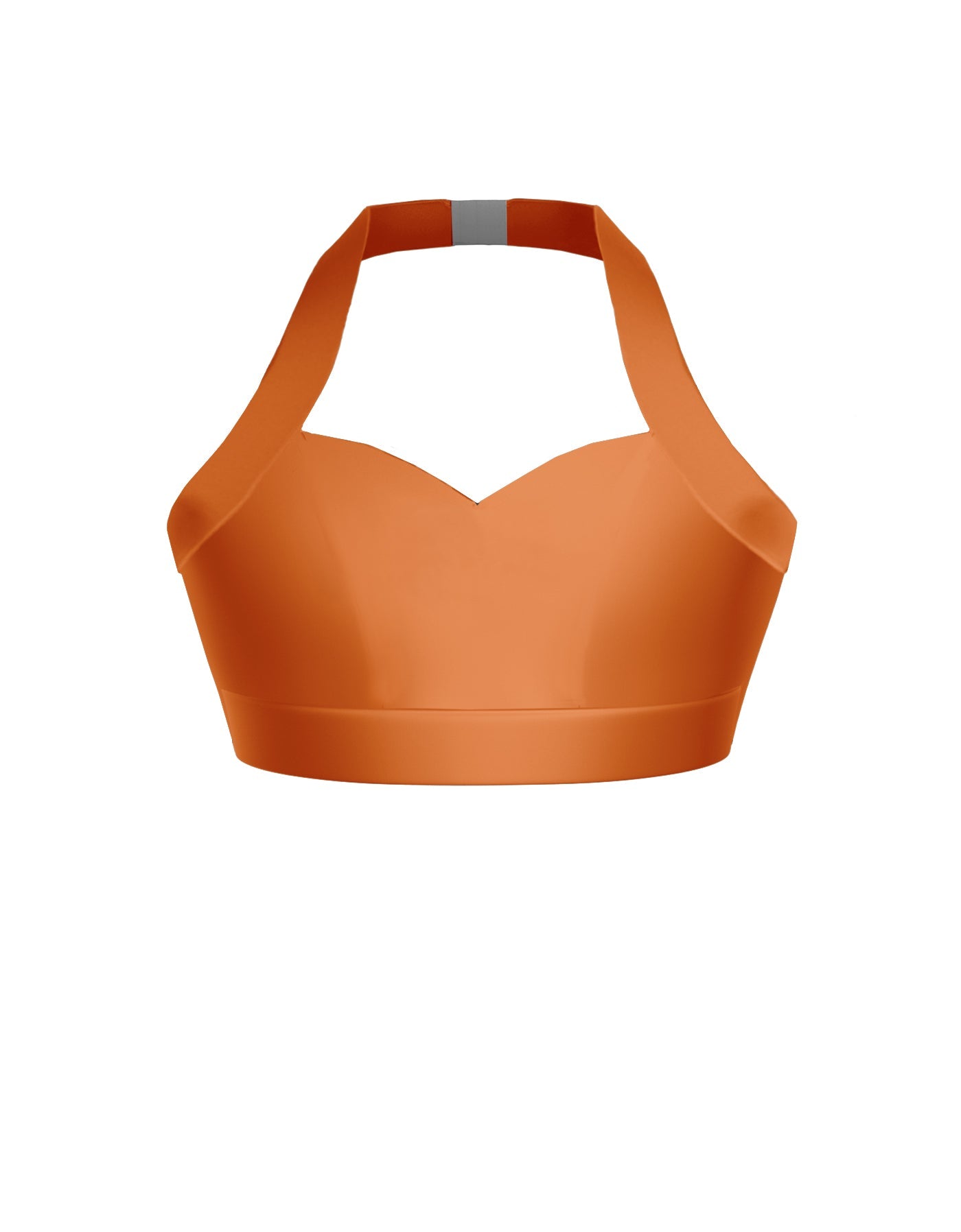 Solid Lycra Halter Sweetheart Bra