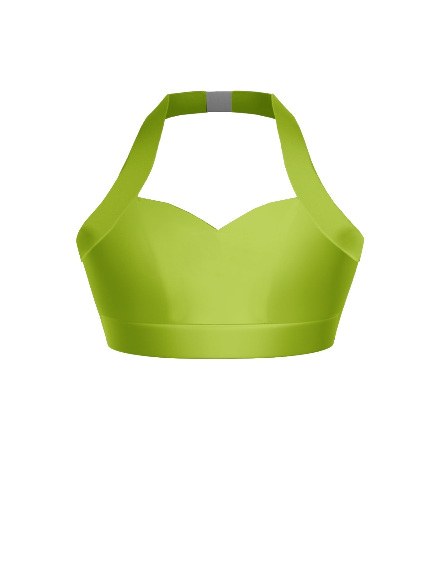 Solid Lycra Halter Sweetheart Bra