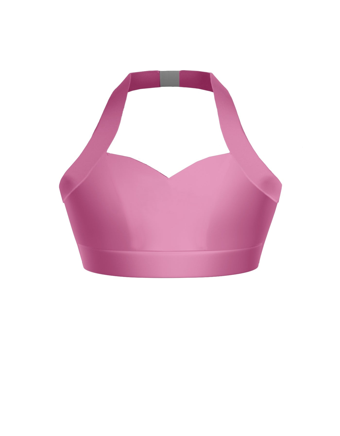 Solid Lycra Halter Sweetheart Bra
