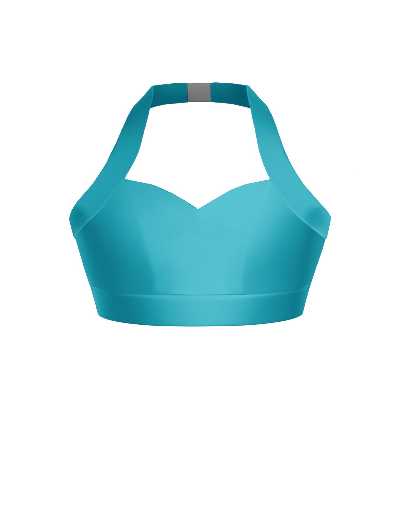 Solid Lycra Halter Sweetheart Bra