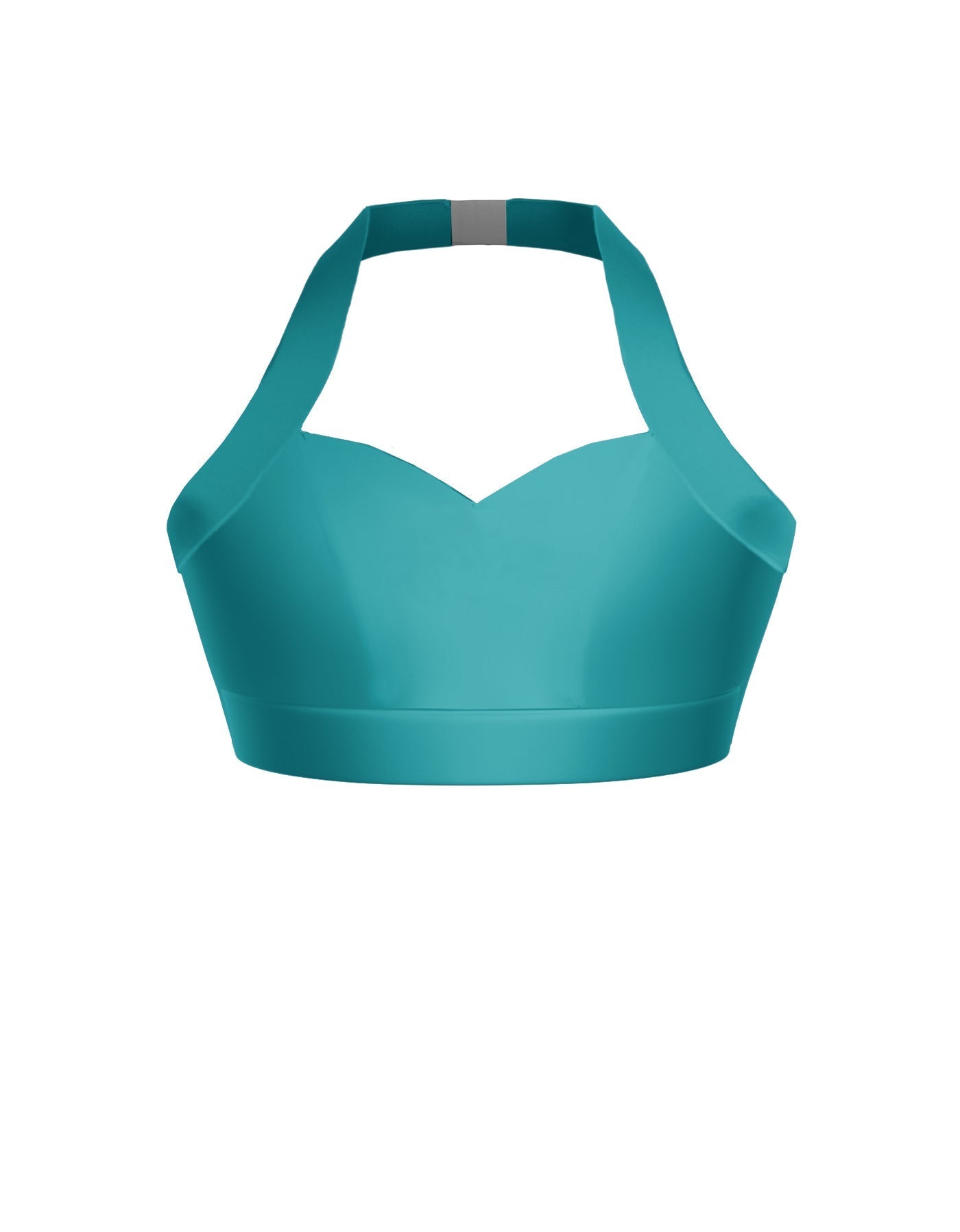 Solid Lycra Halter Sweetheart Bra