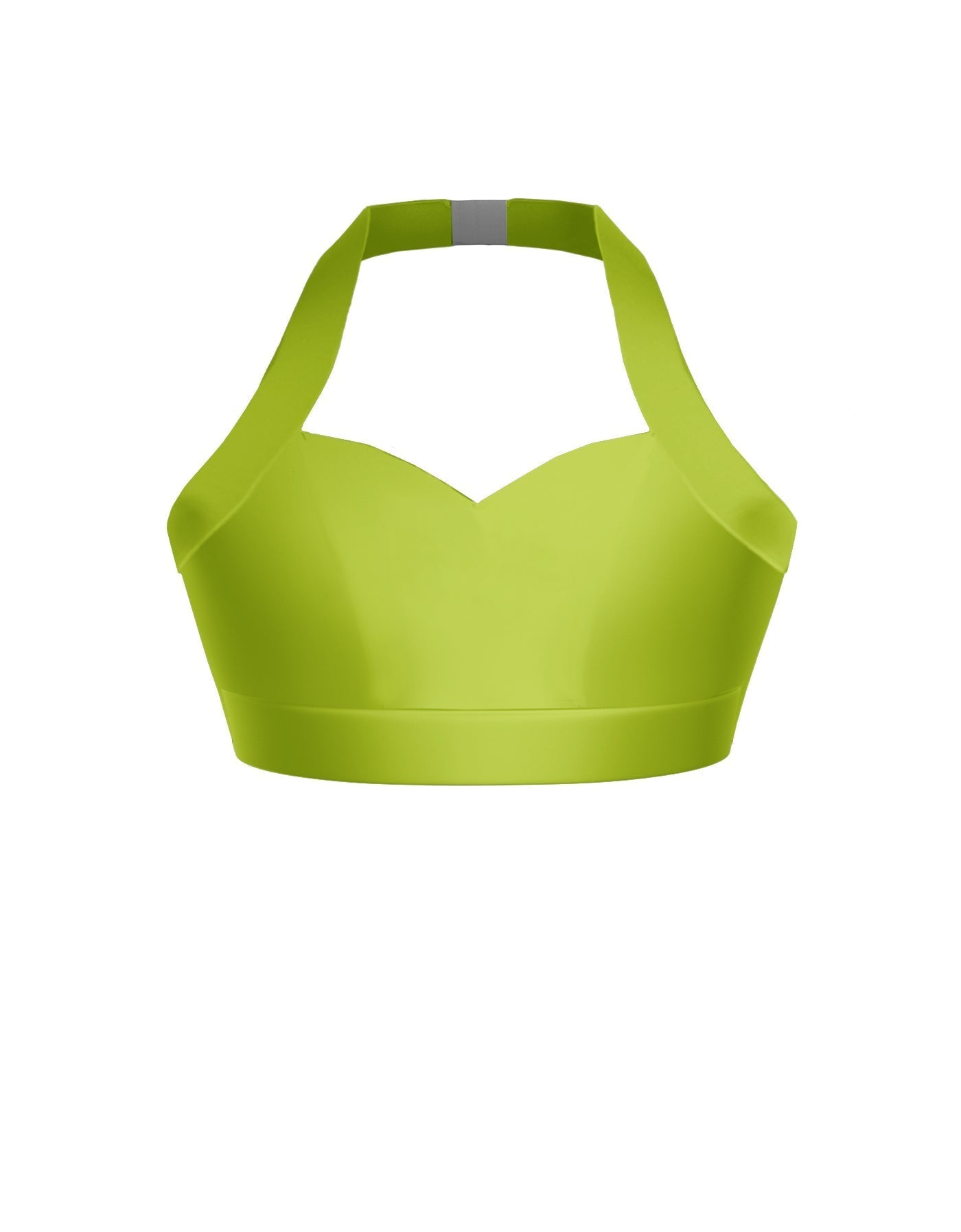 Solid Lycra Halter Sweetheart Bra