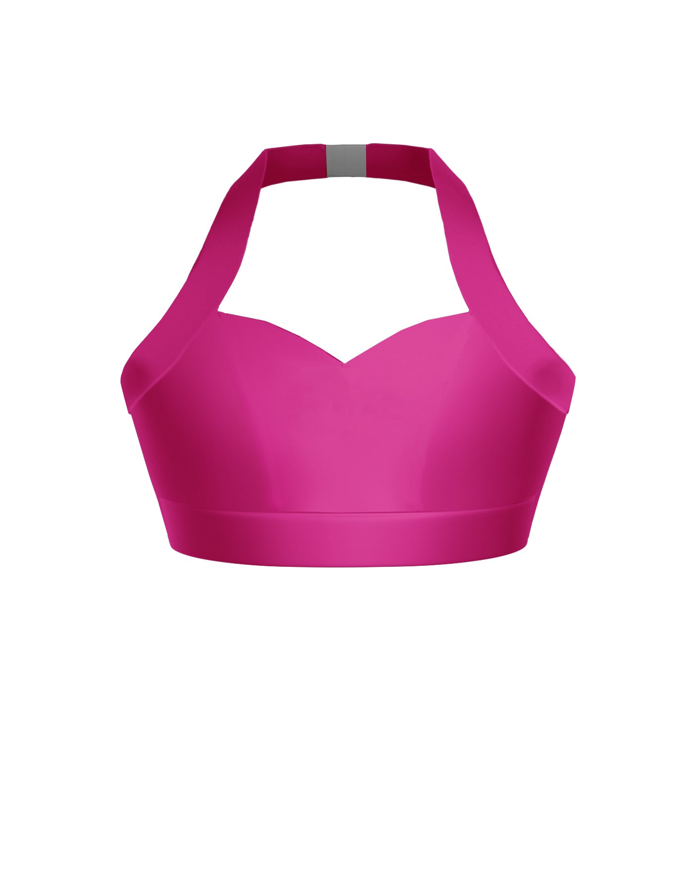 Solid Lycra Halter Sweetheart Bra