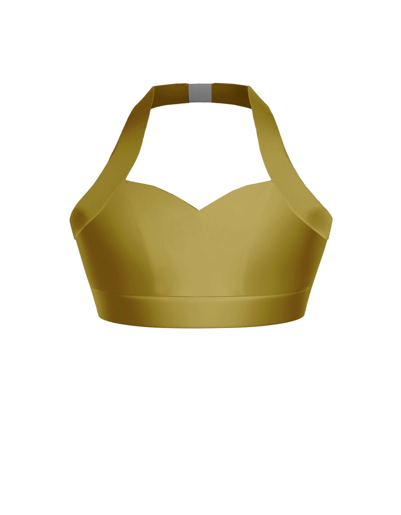 Solid Lycra Halter Sweetheart Bra