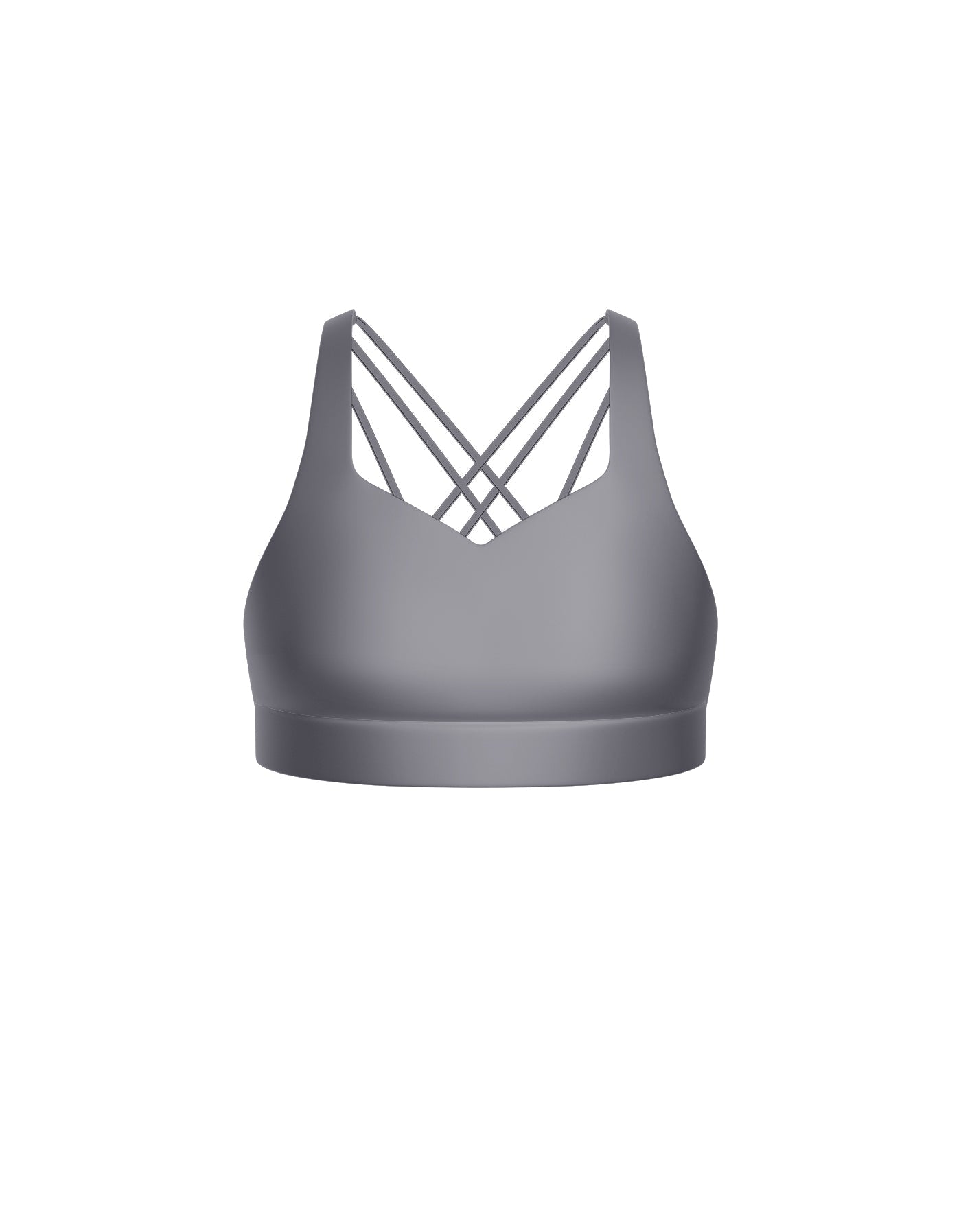 Solid Lycra Sweetheart Crop