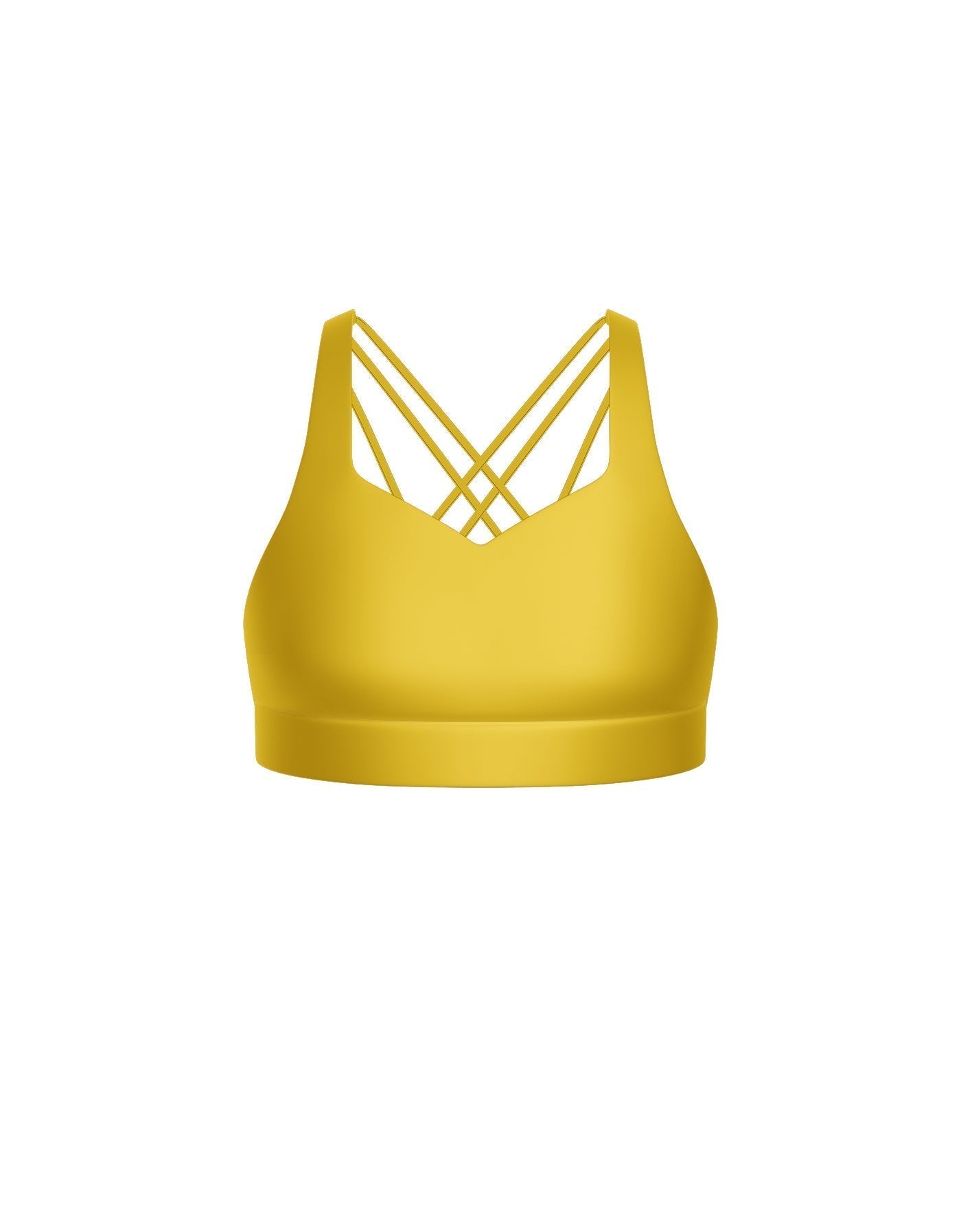 Solid Lycra Sweetheart Crop