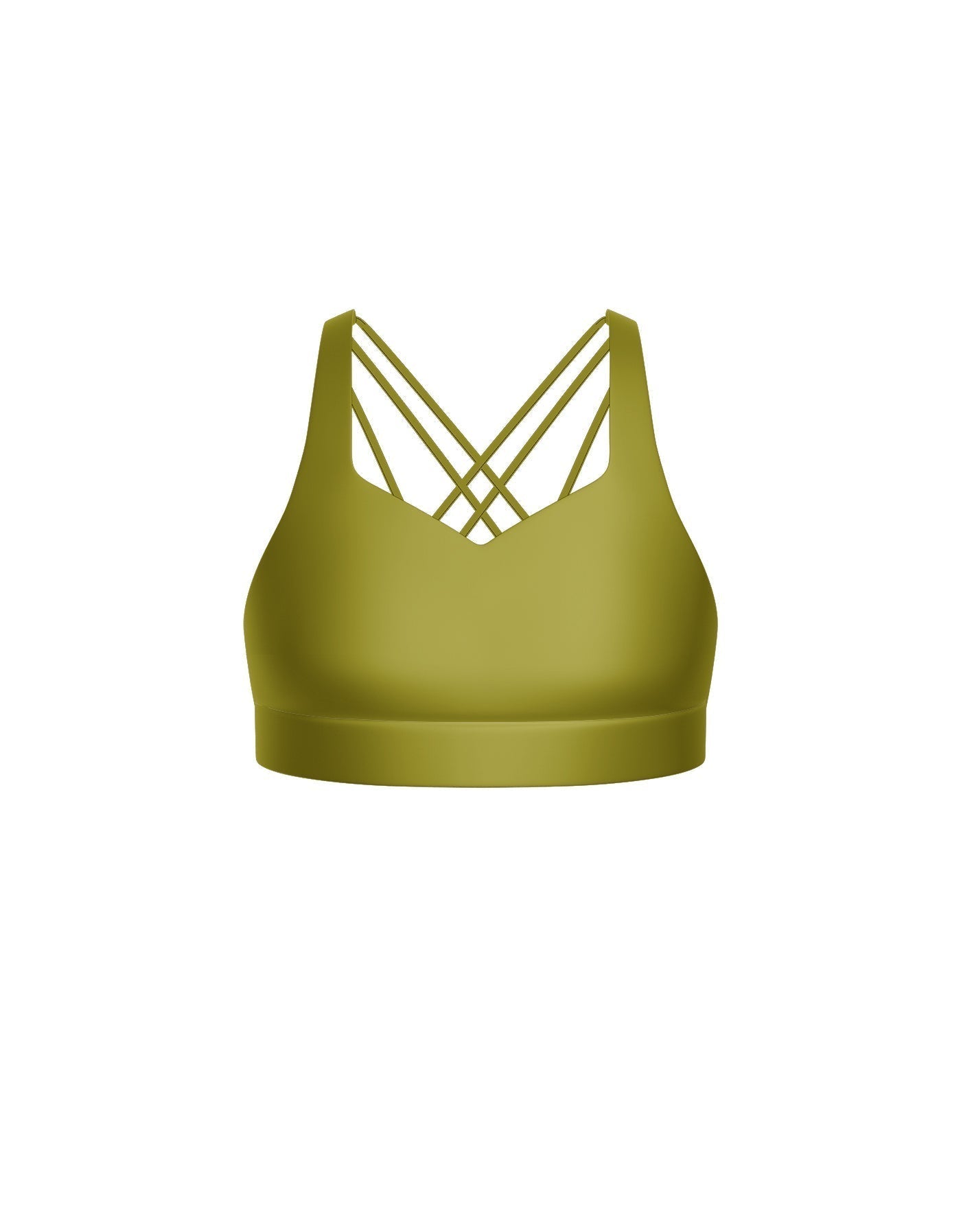 Solid Lycra Sweetheart Crop