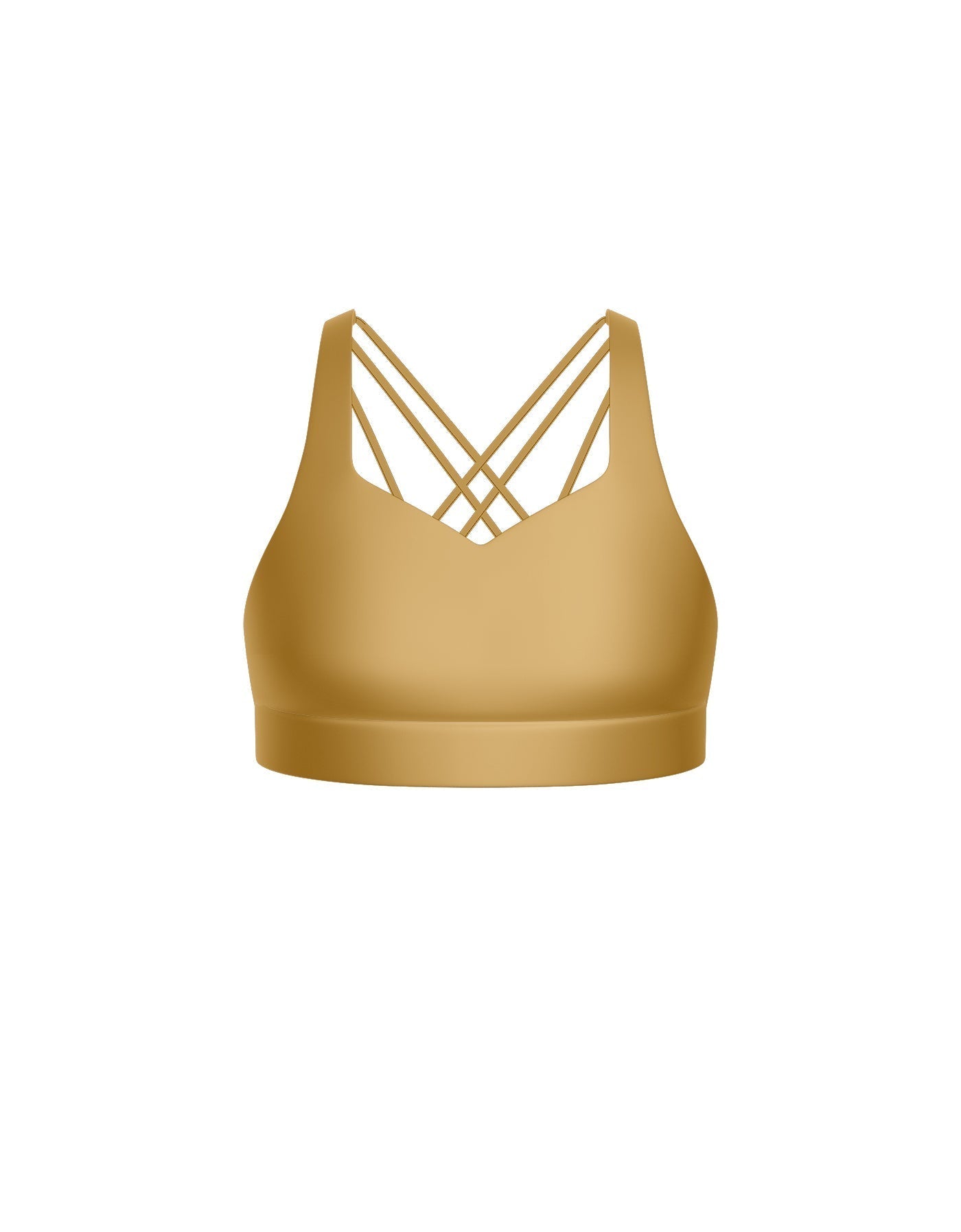 Solid Lycra Sweetheart Crop