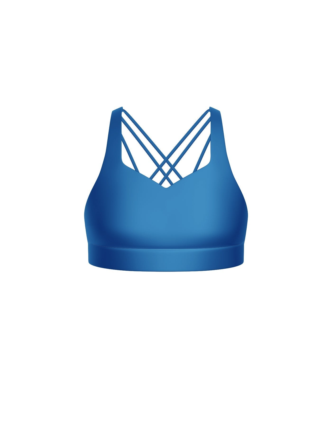 Solid Lycra Sweetheart Crop