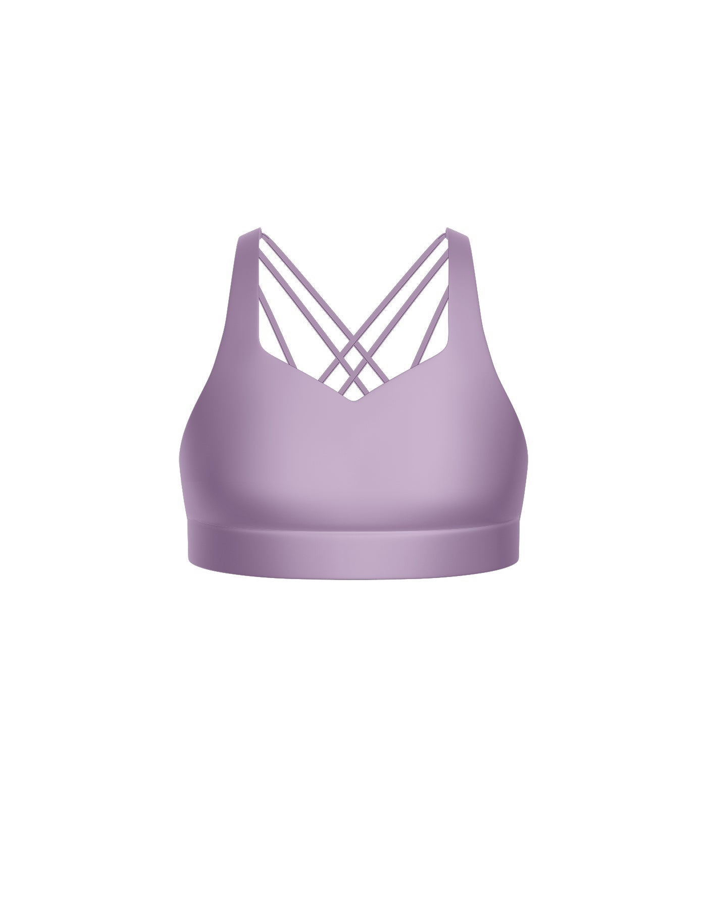 Solid Lycra Sweetheart Crop
