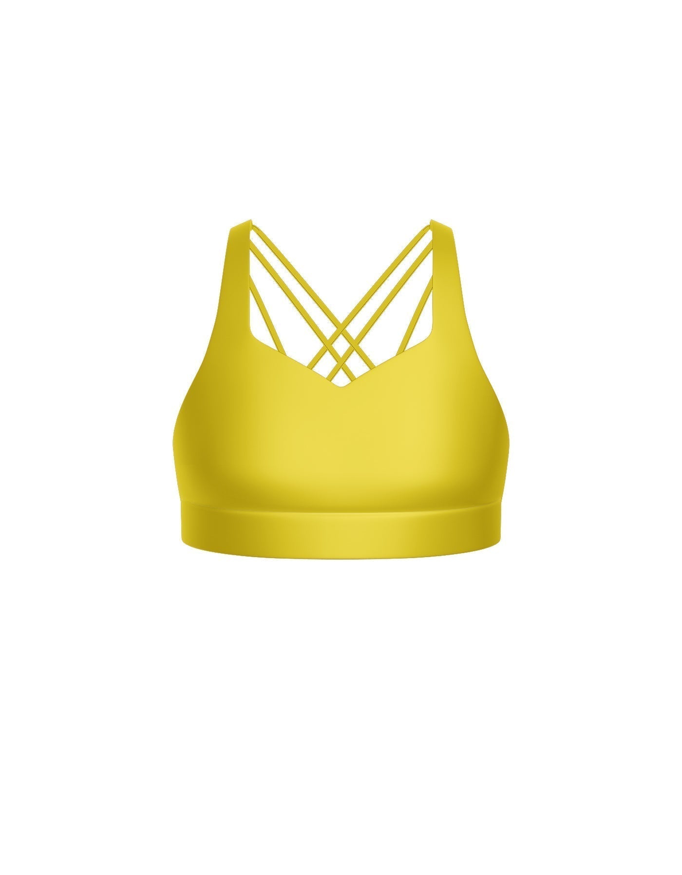 Solid Lycra Sweetheart Crop