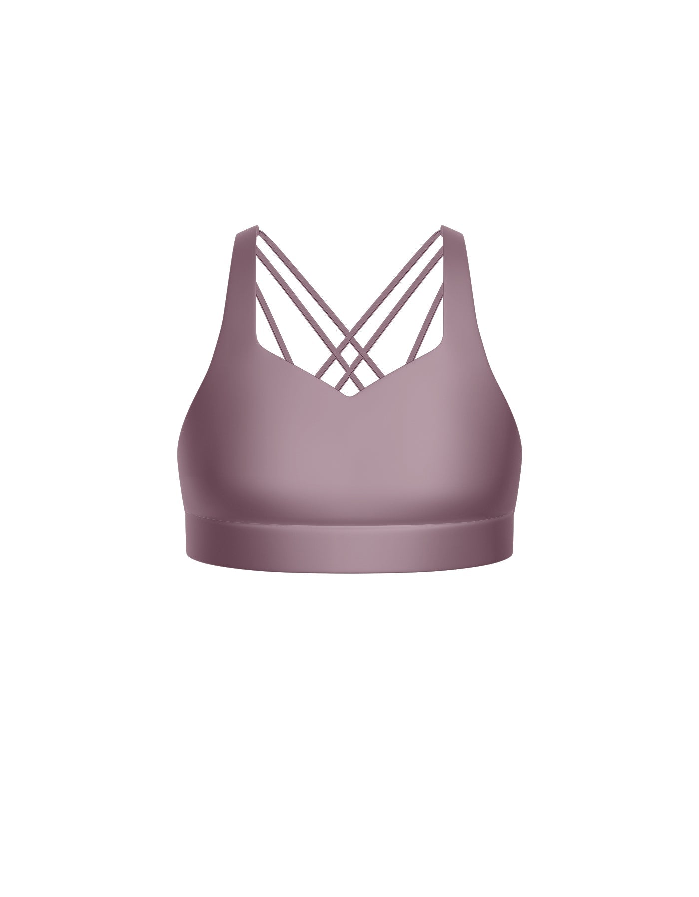 Solid Lycra Sweetheart Crop