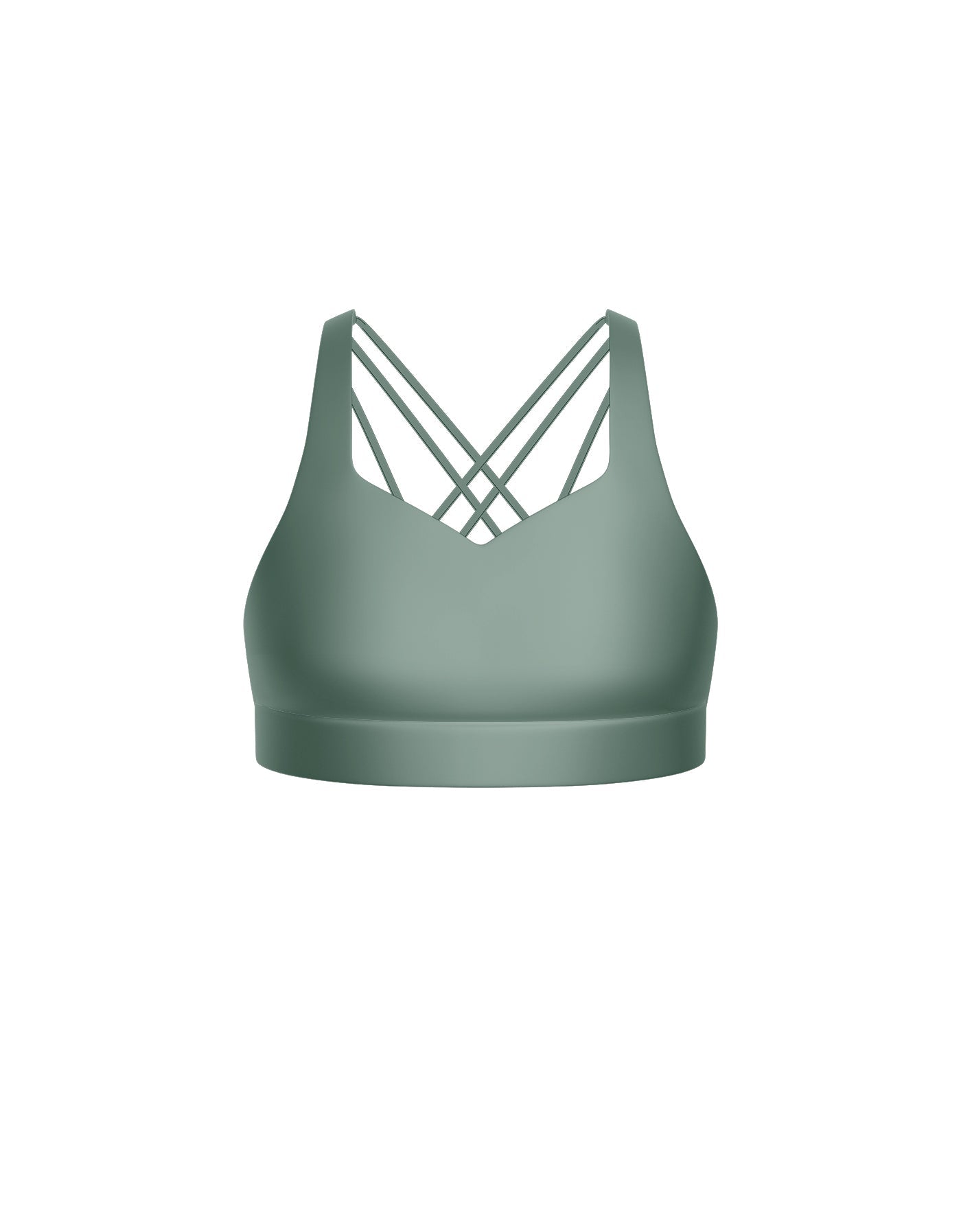 Solid Lycra Sweetheart Crop