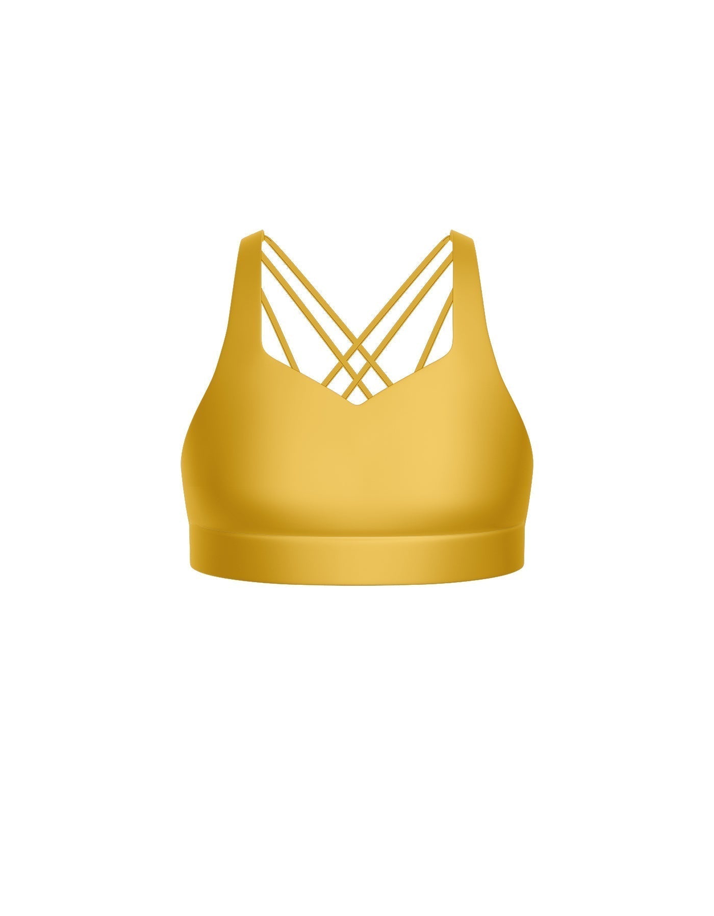 Solid Lycra Sweetheart Crop