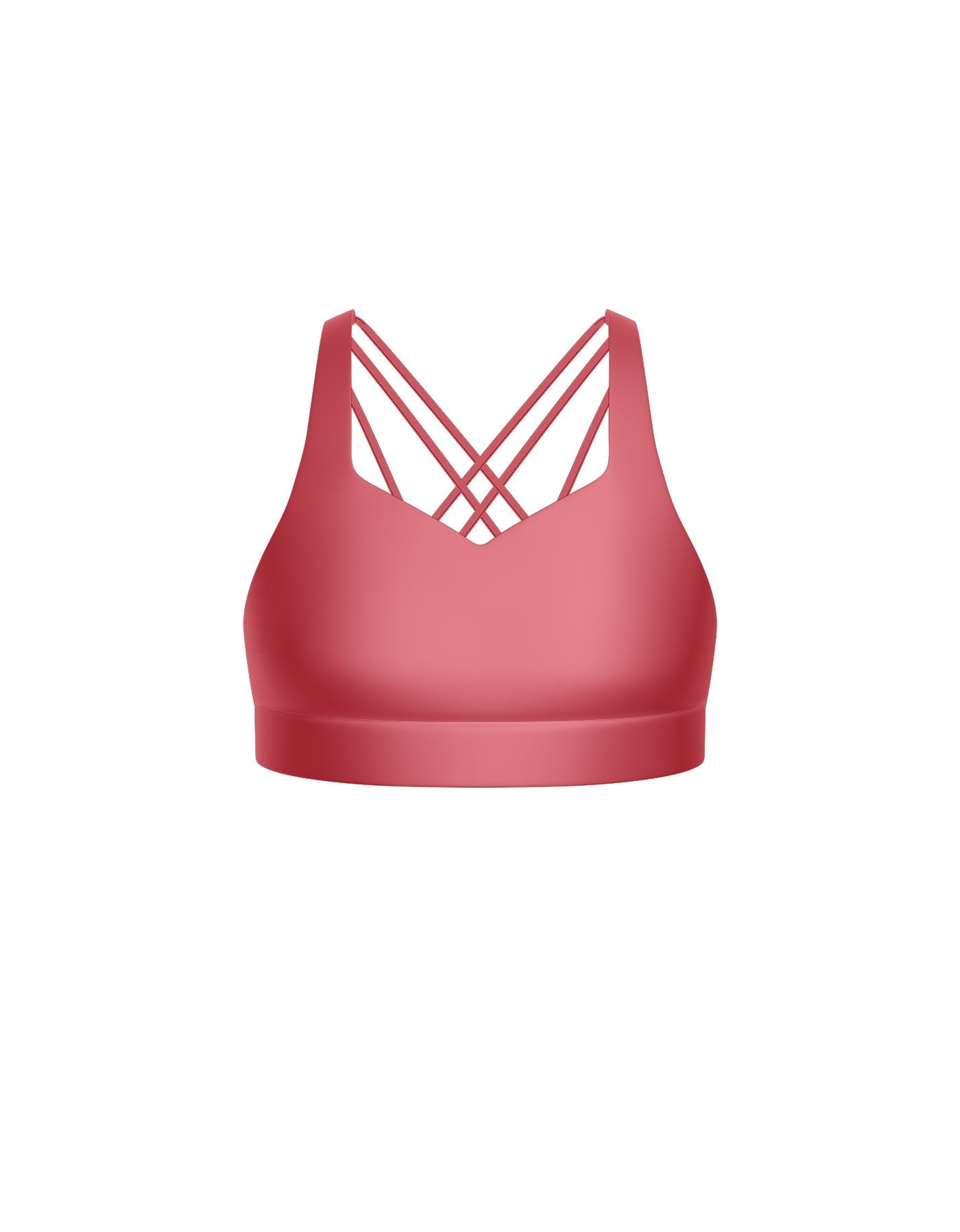 Solid Lycra Sweetheart Crop