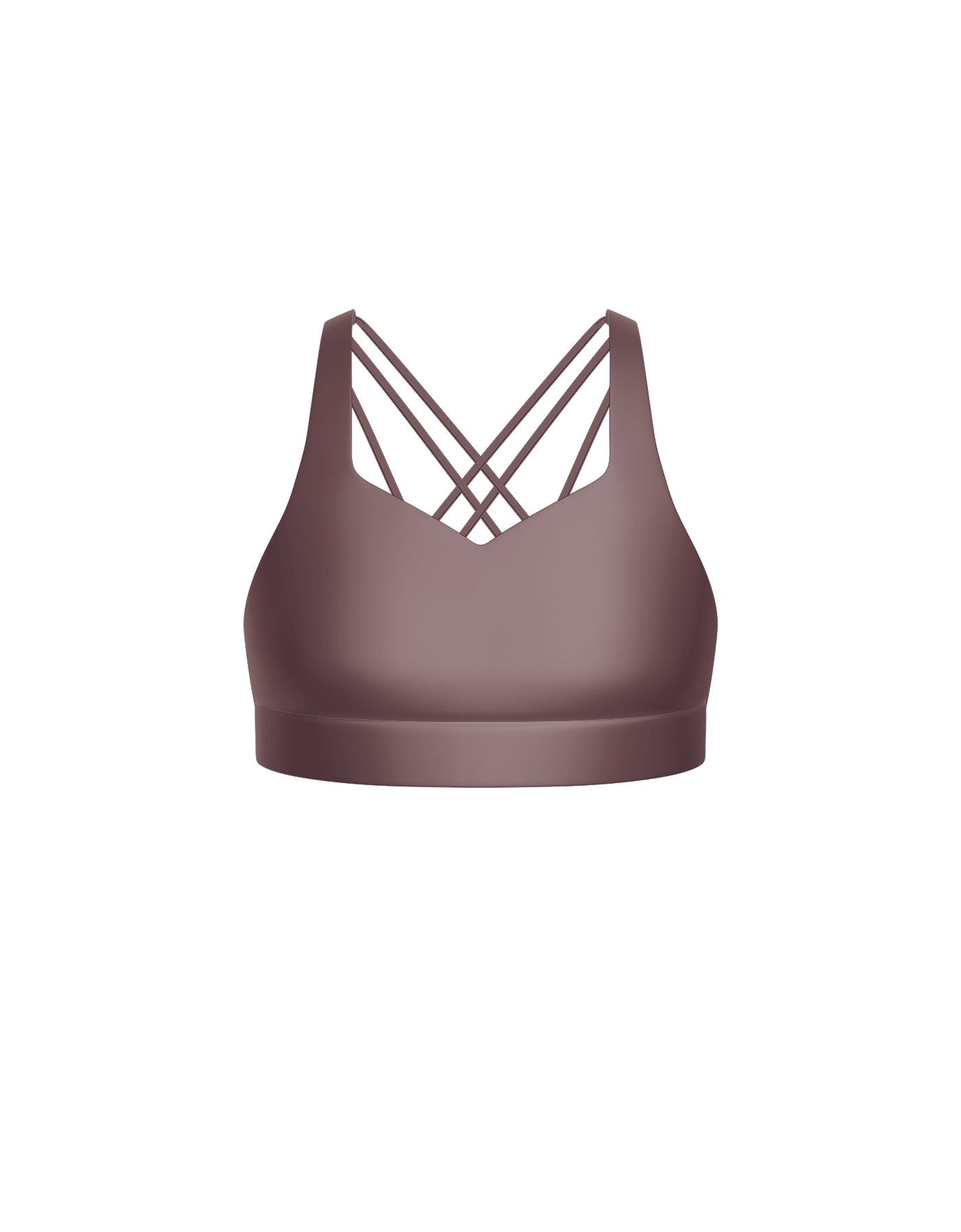 Solid Lycra Sweetheart Crop