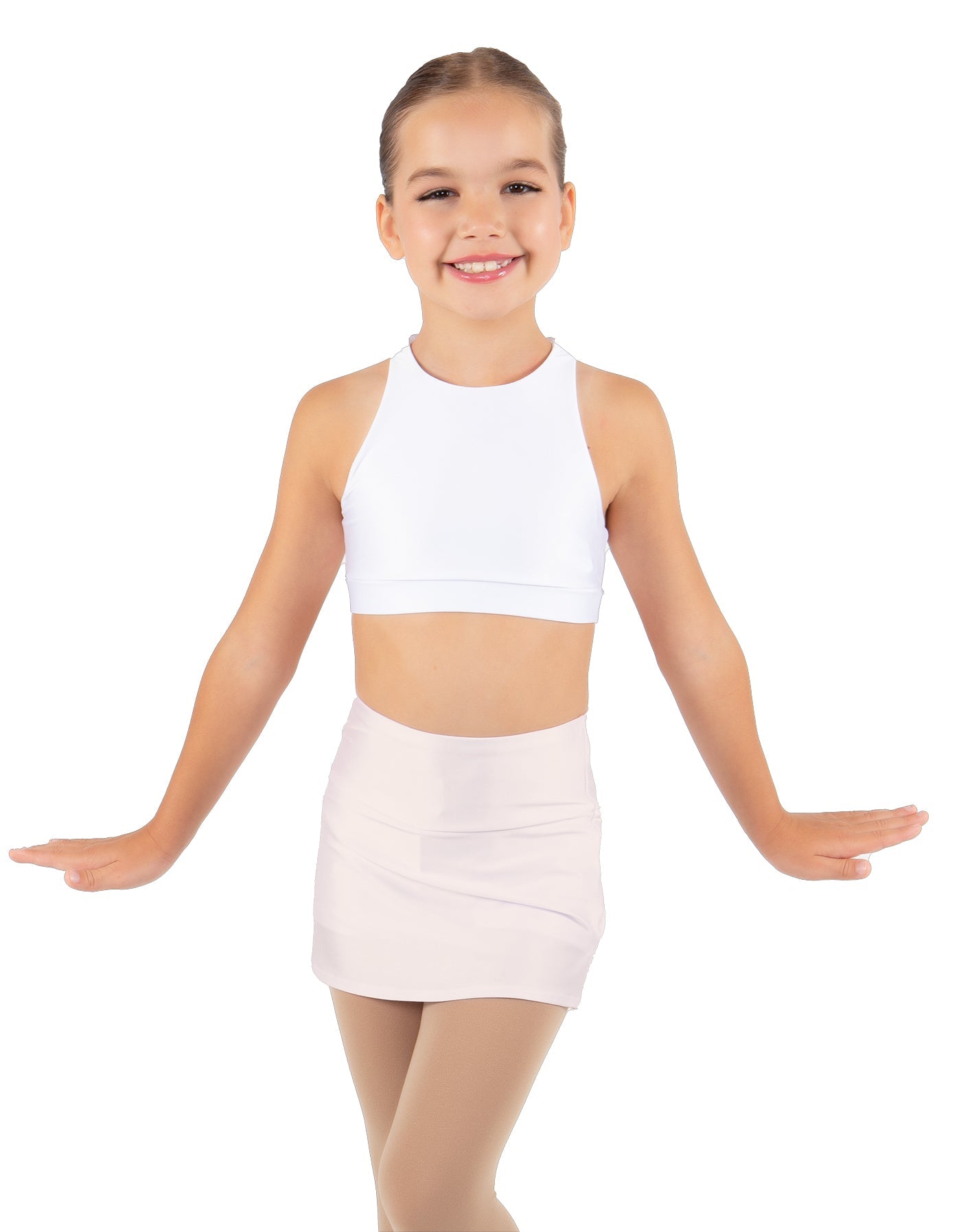 Solid Lycra Cheer Skort