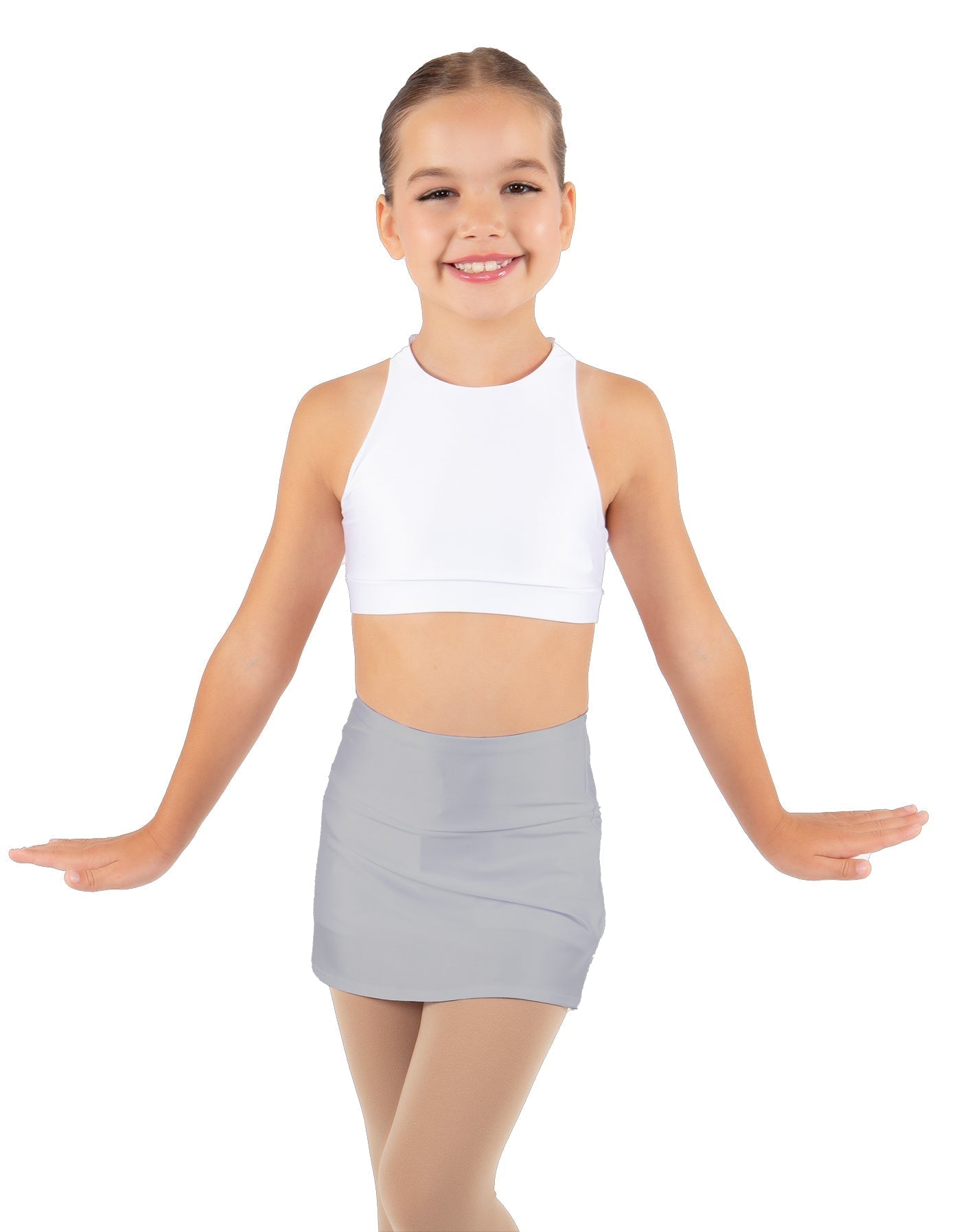 Solid Lycra Cheer Skort