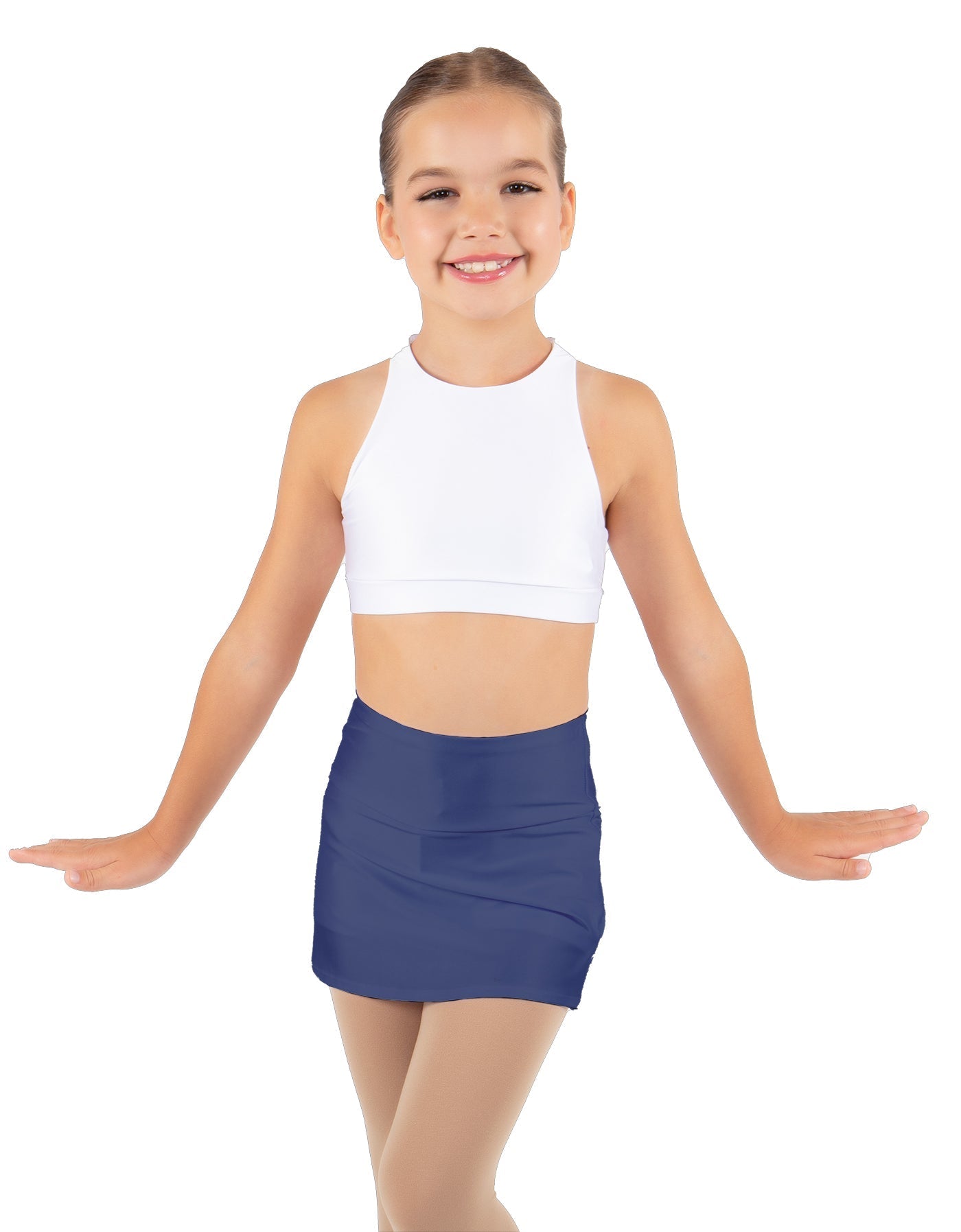 Solid Lycra Cheer Skort