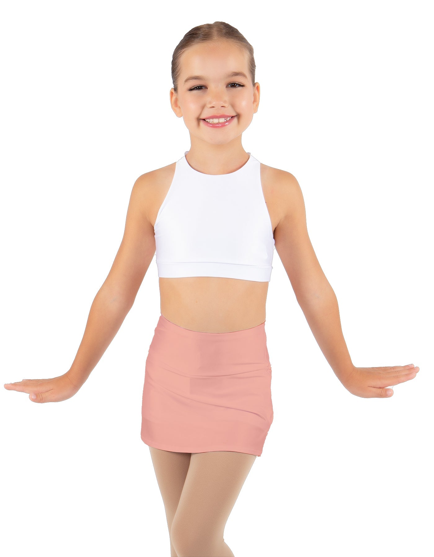 Solid Lycra Cheer Skort