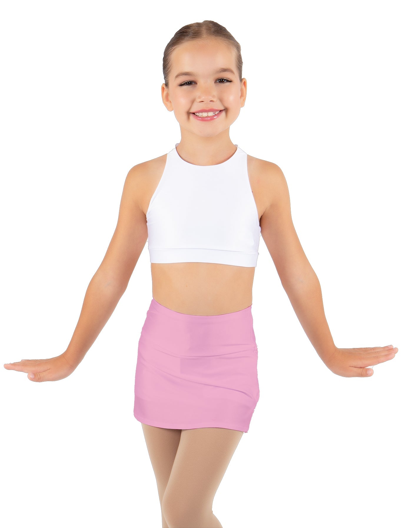 Solid Lycra Cheer Skort