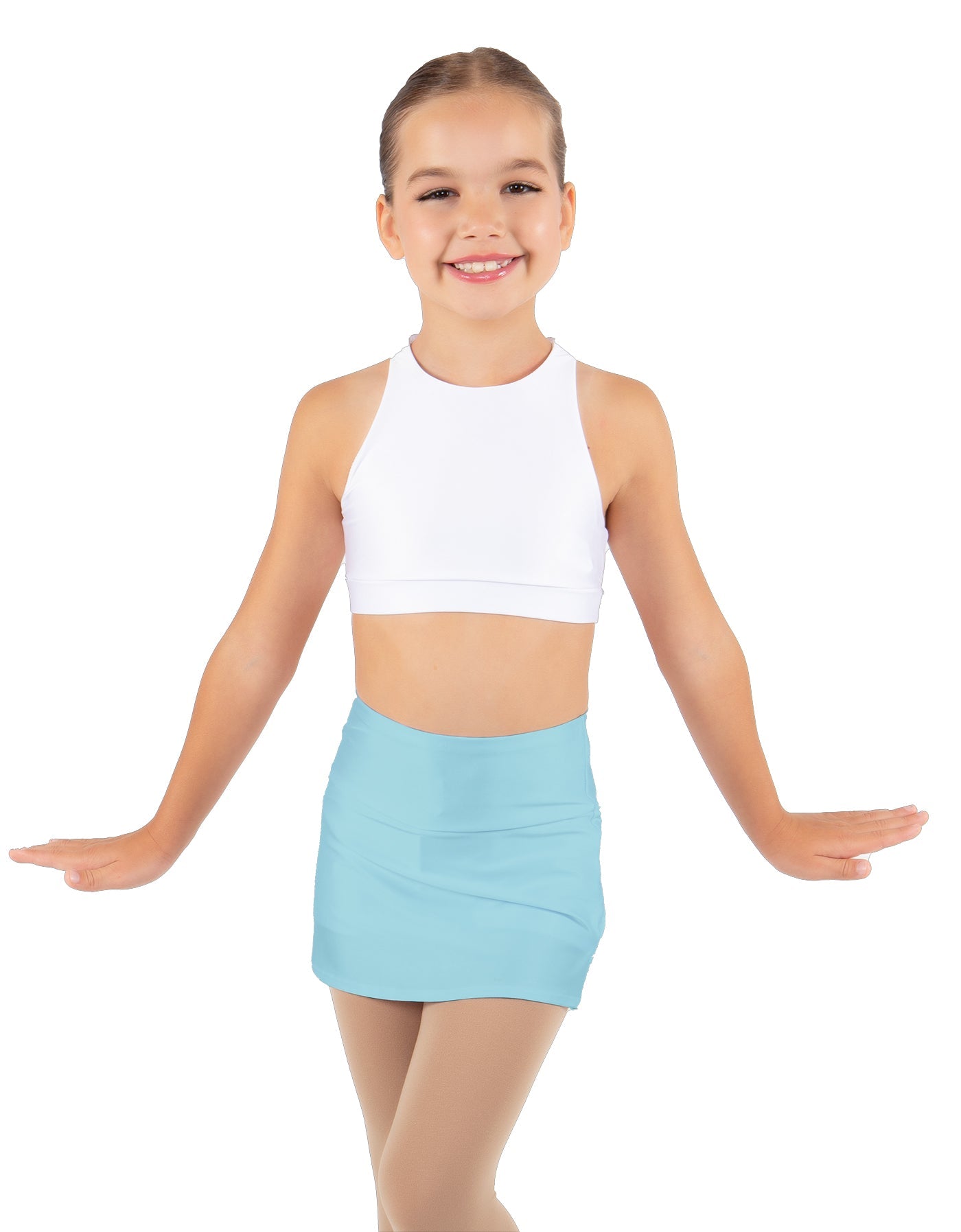 Solid Lycra Cheer Skort