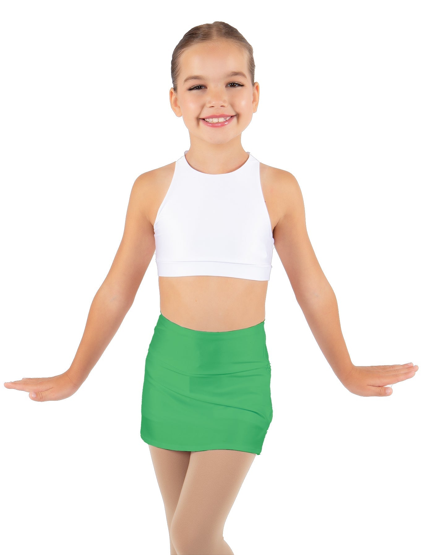 Solid Lycra Cheer Skort