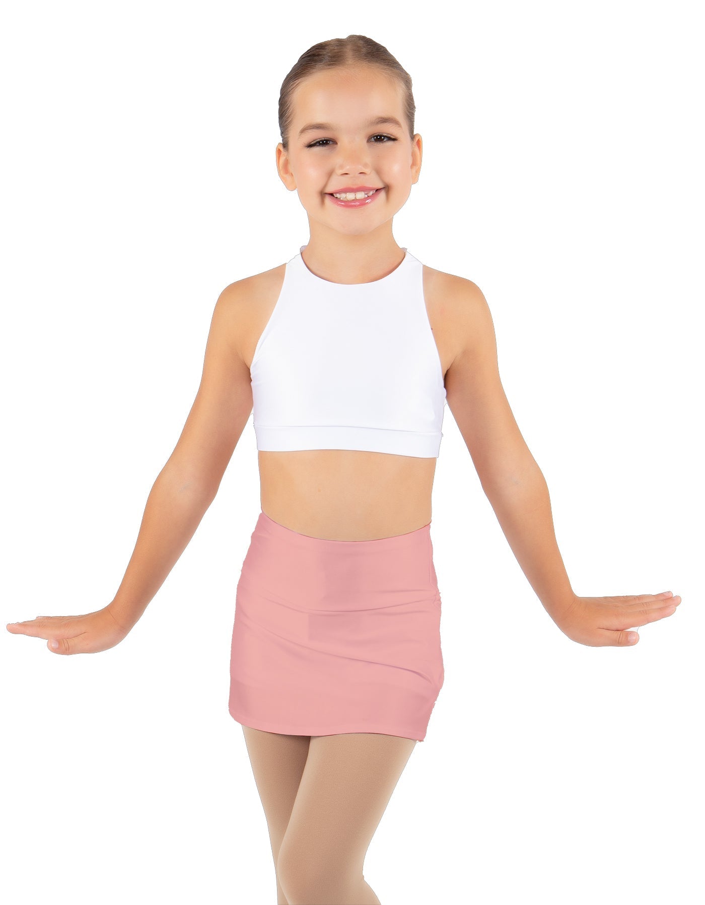 Solid Lycra Cheer Skort