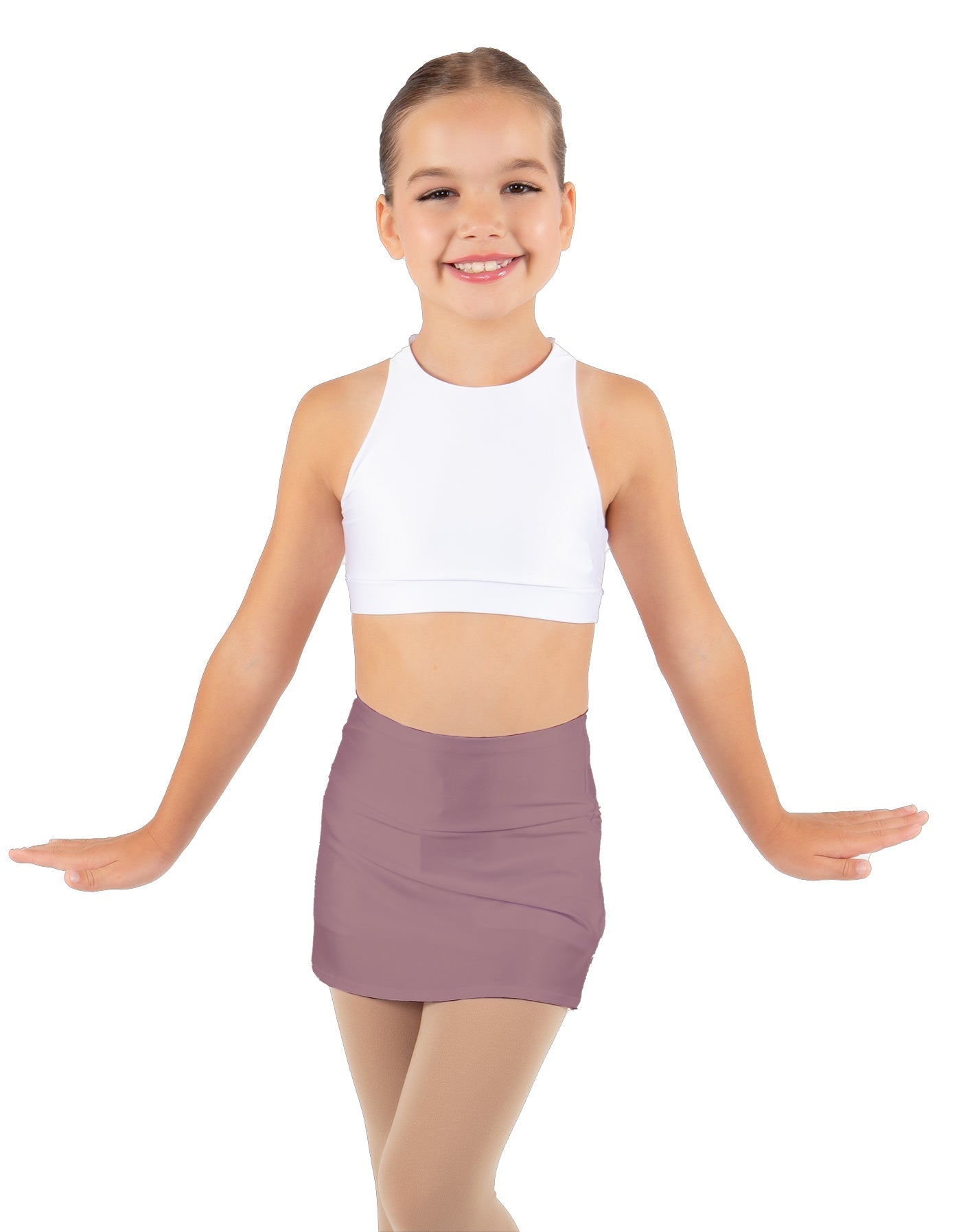 Solid Lycra Cheer Skort