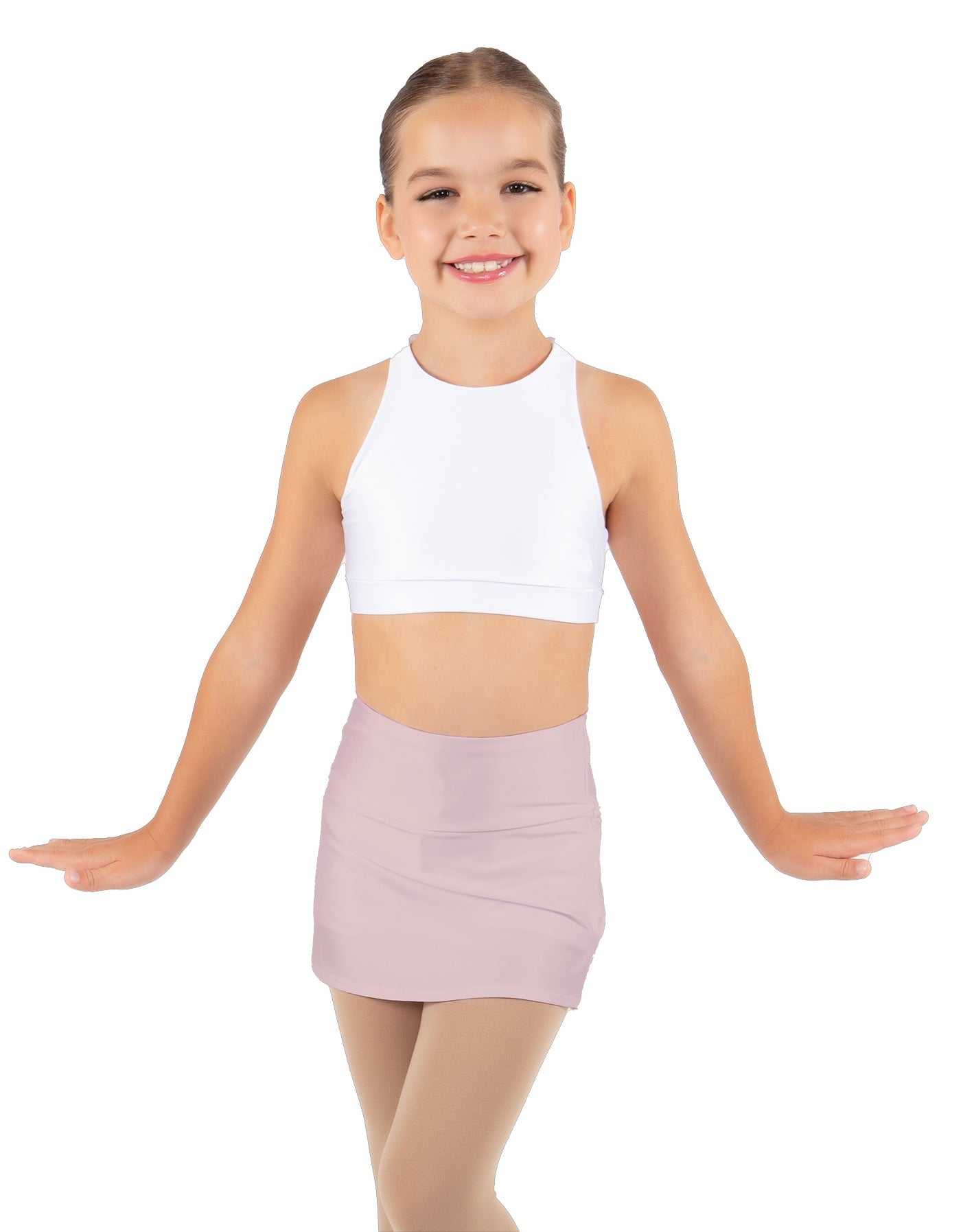 Solid Lycra Cheer Skort