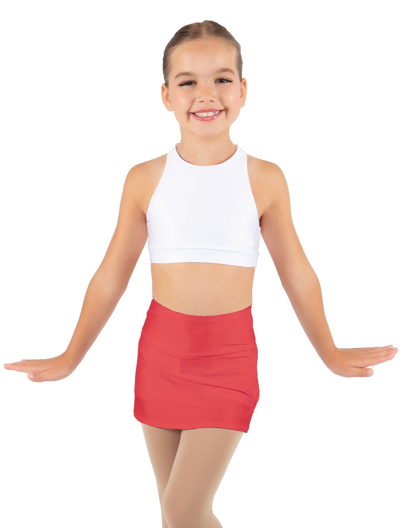 Solid Lycra Cheer Skort