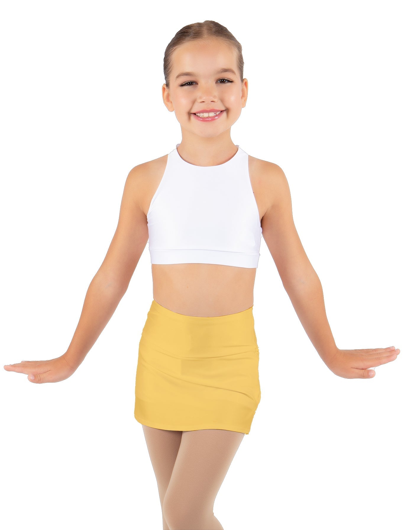 Solid Lycra Cheer Skort