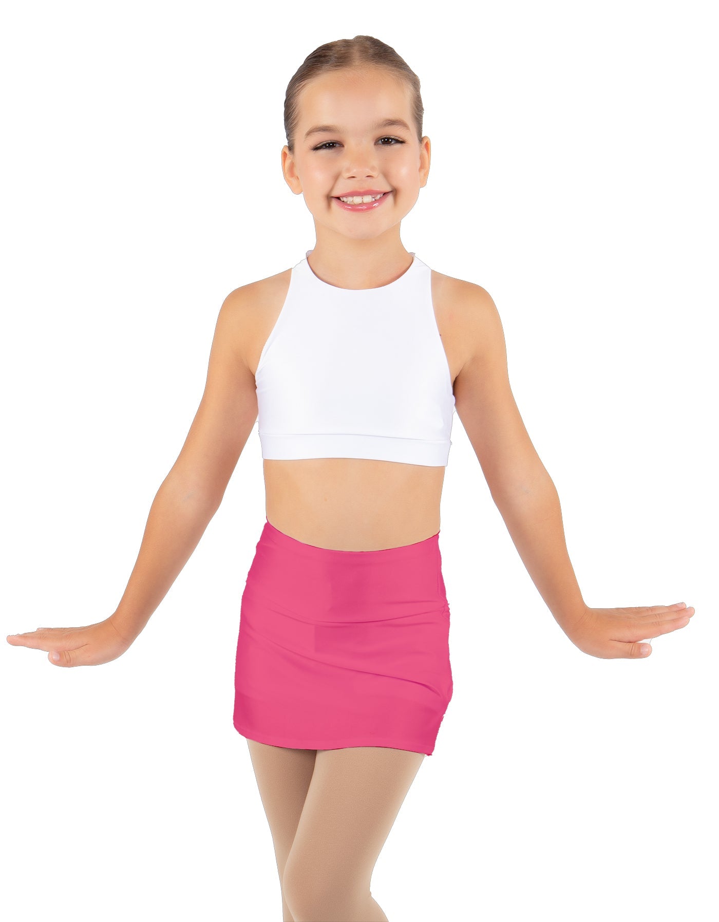 Solid Lycra Cheer Skort