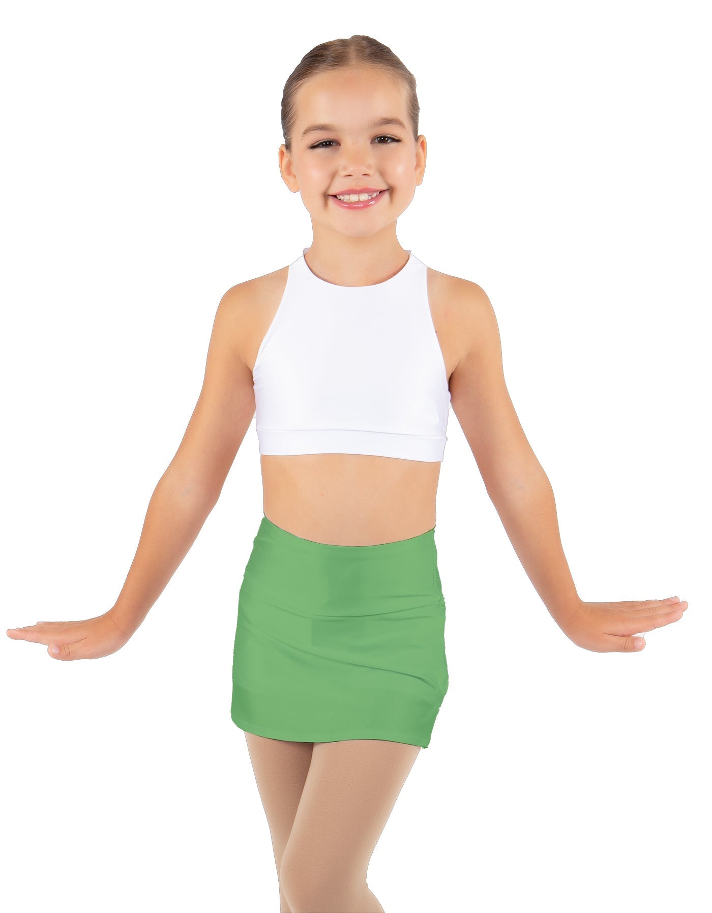 Solid Lycra Cheer Skort