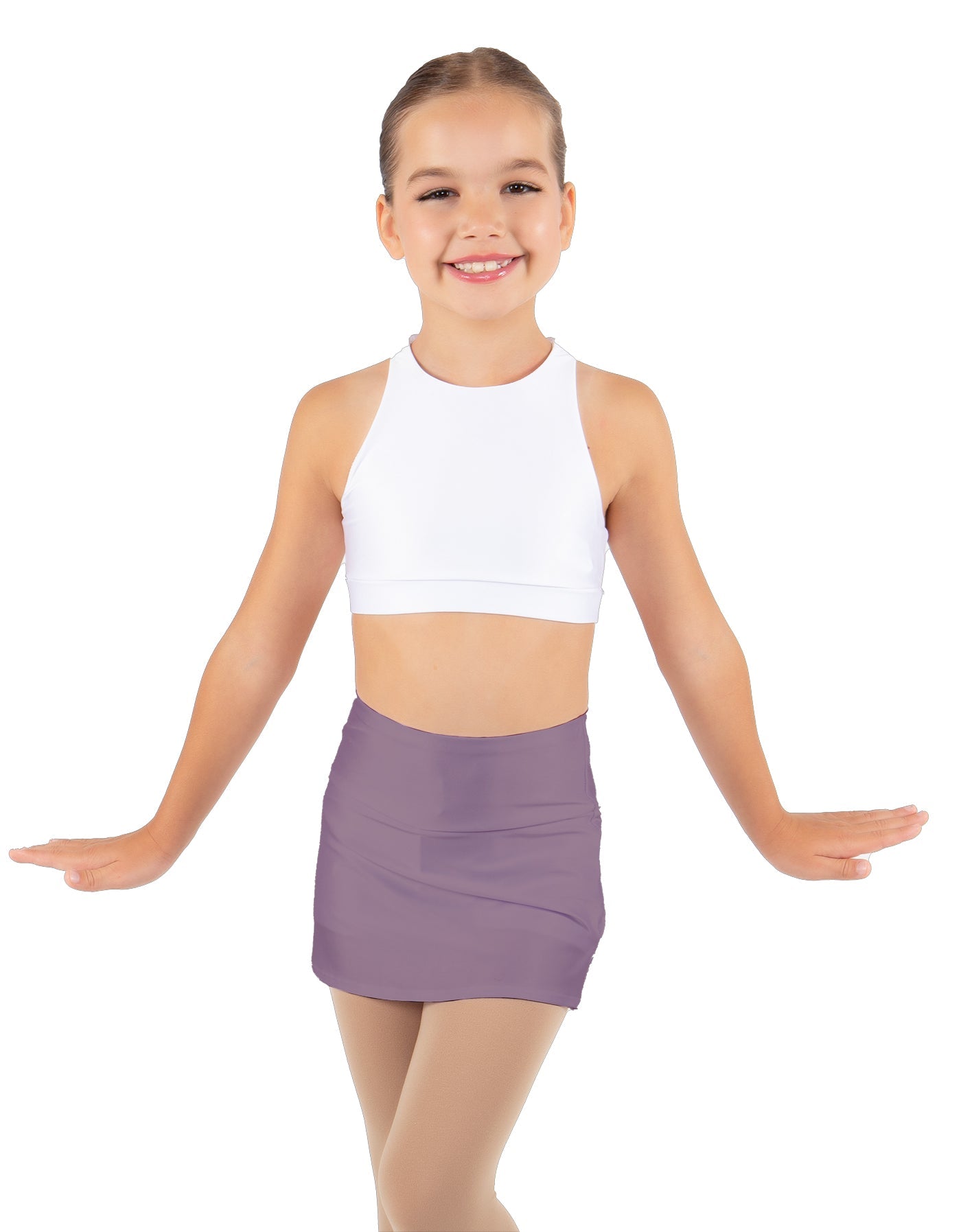 Solid Lycra Cheer Skort