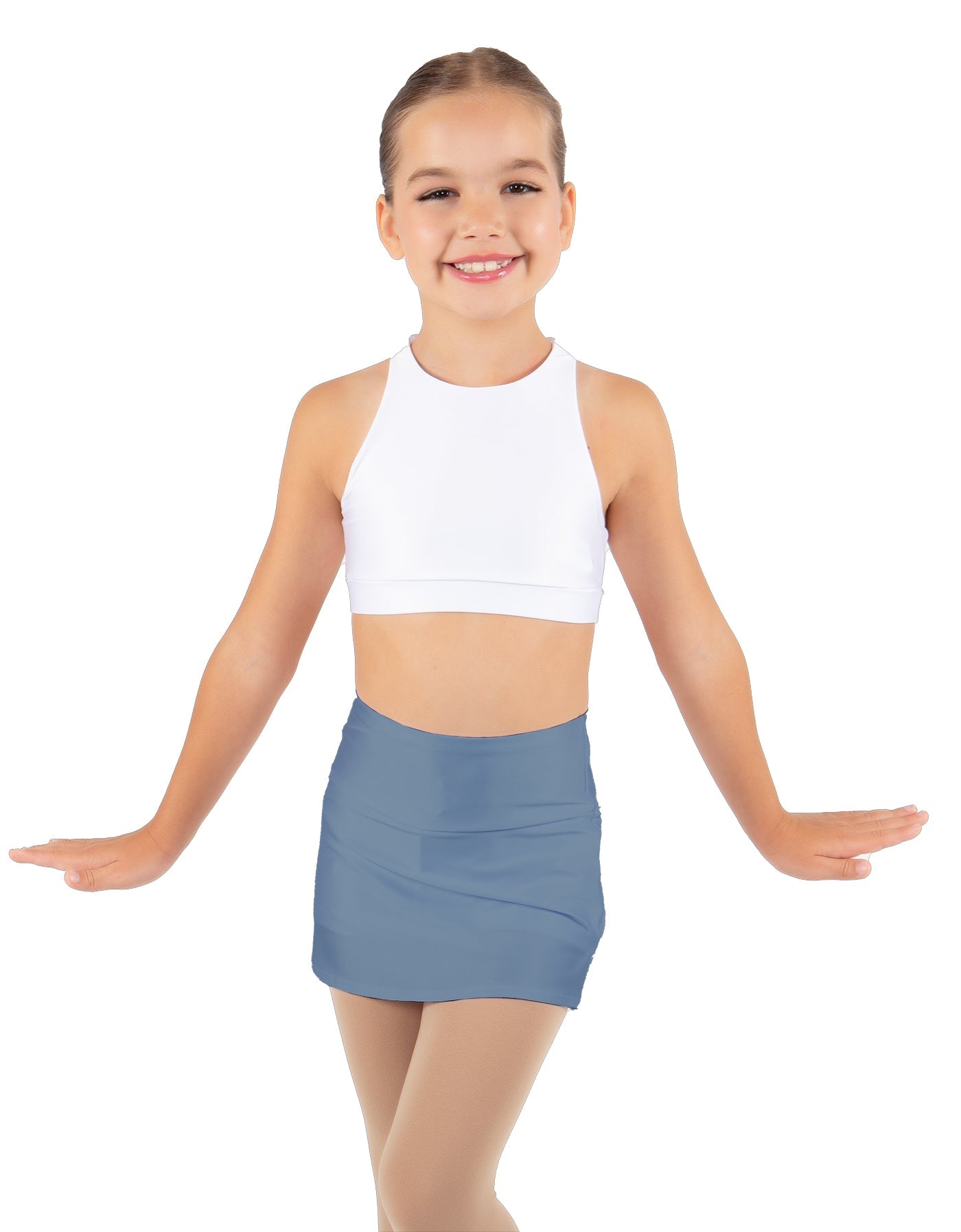 Solid Lycra Cheer Skort
