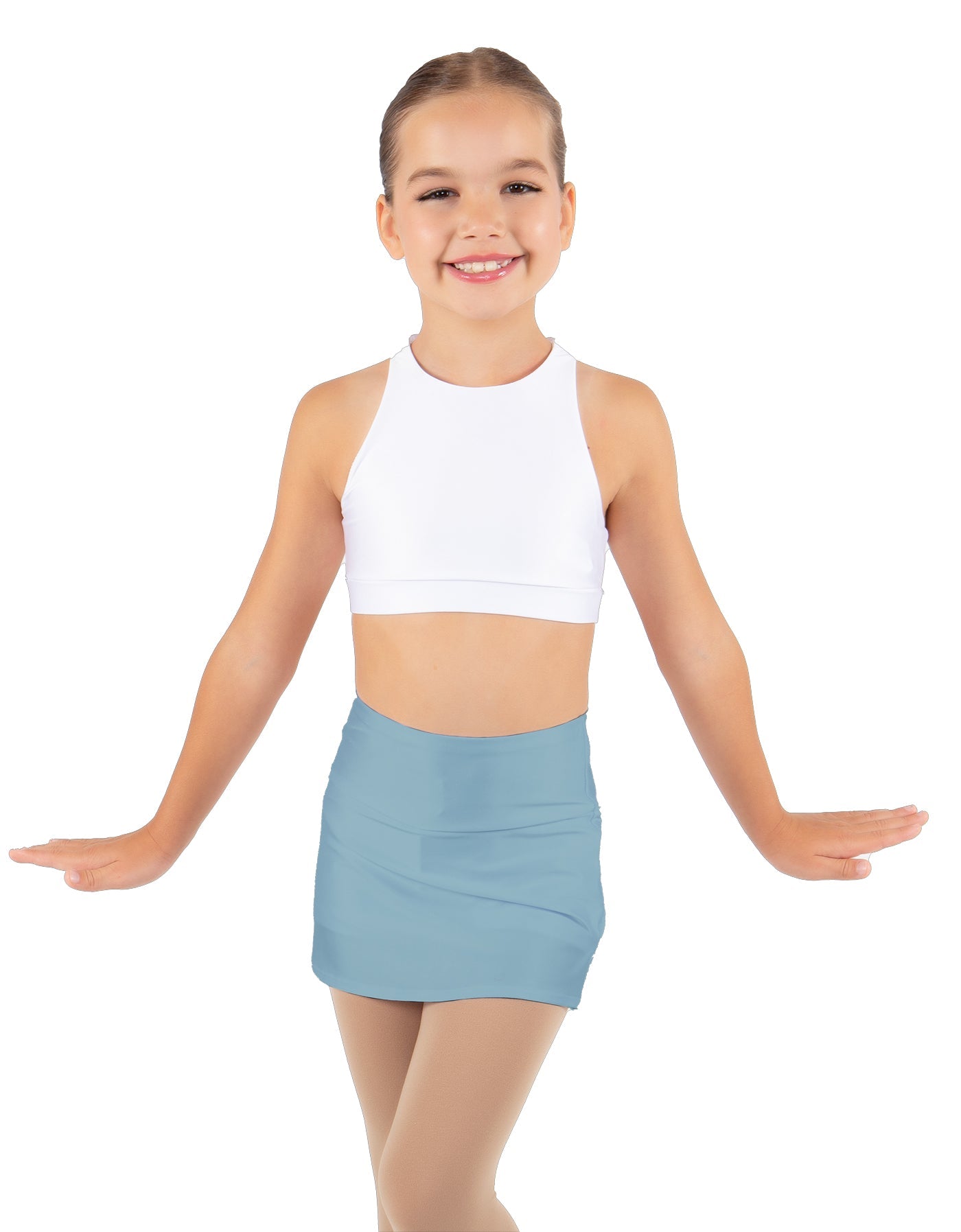 Solid Lycra Cheer Skort