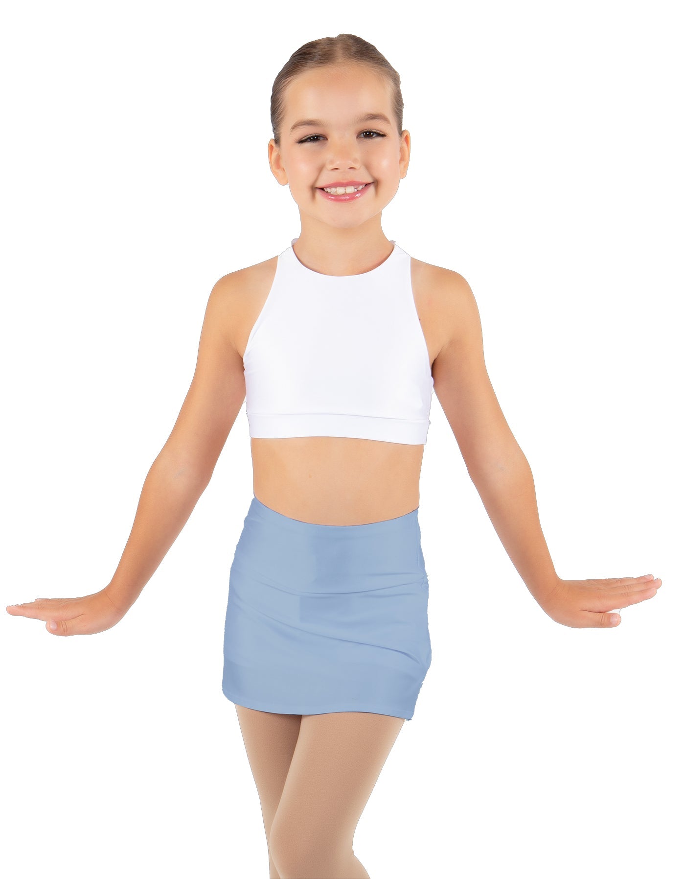 Solid Lycra Cheer Skort
