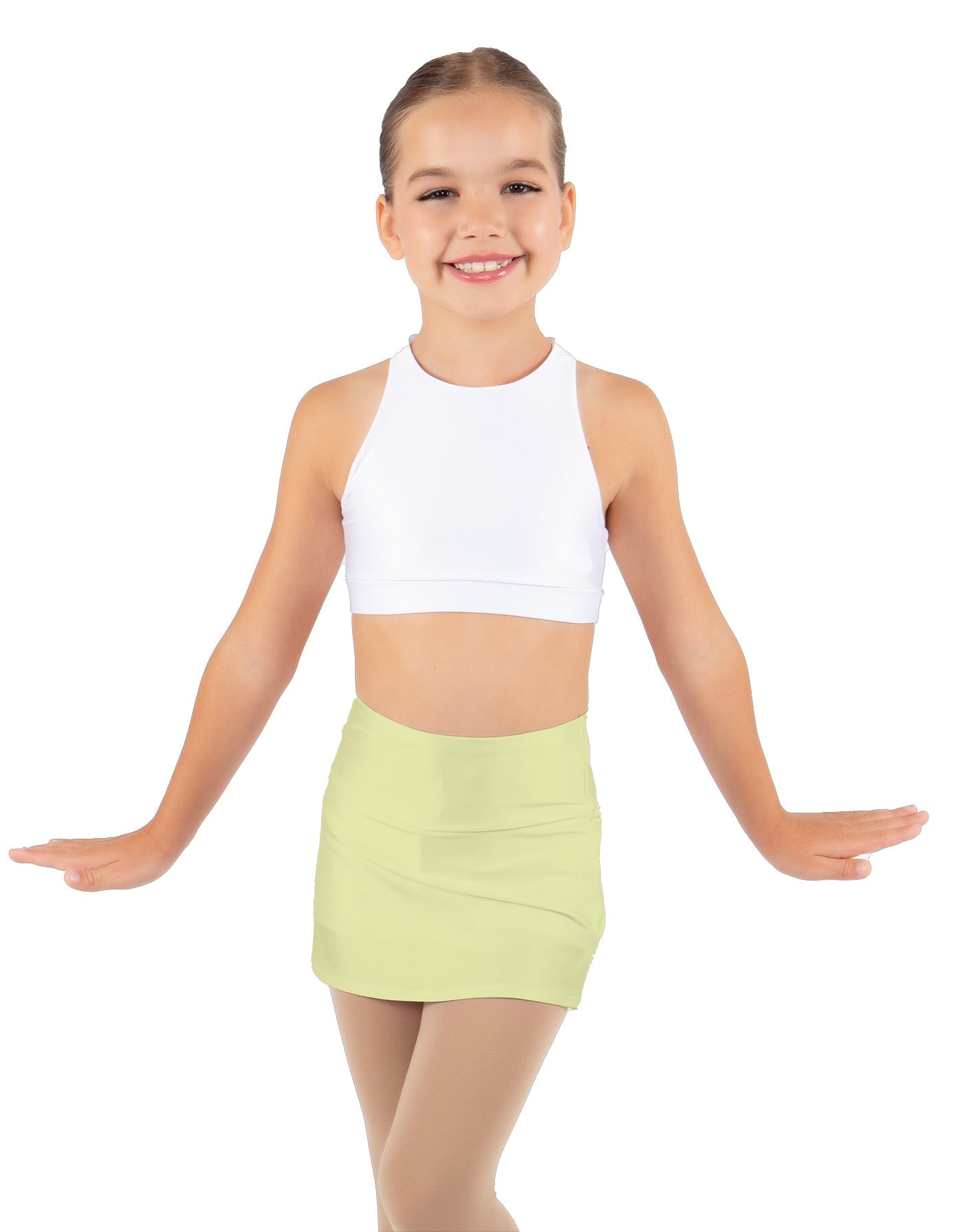 Solid Lycra Cheer Skort