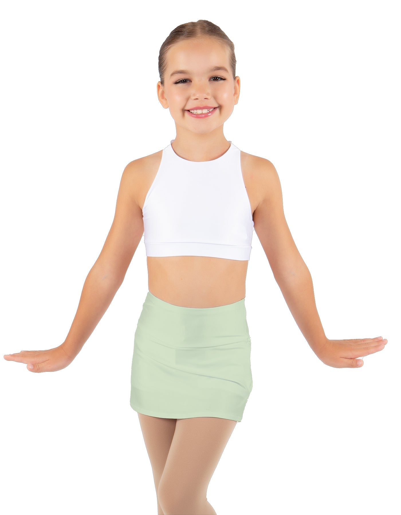 Solid Lycra Cheer Skort